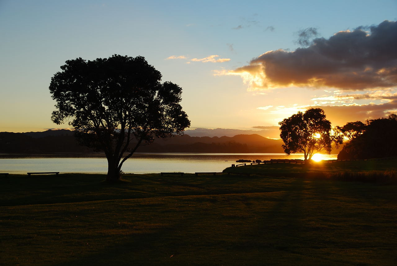 Nikon D80 sample photo. Sunrise at puriri bay photography
