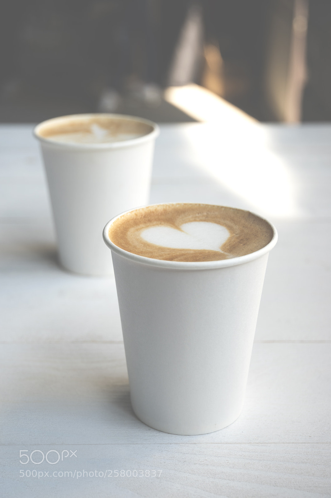 Nikon D5500 sample photo. Two white paper cups photography