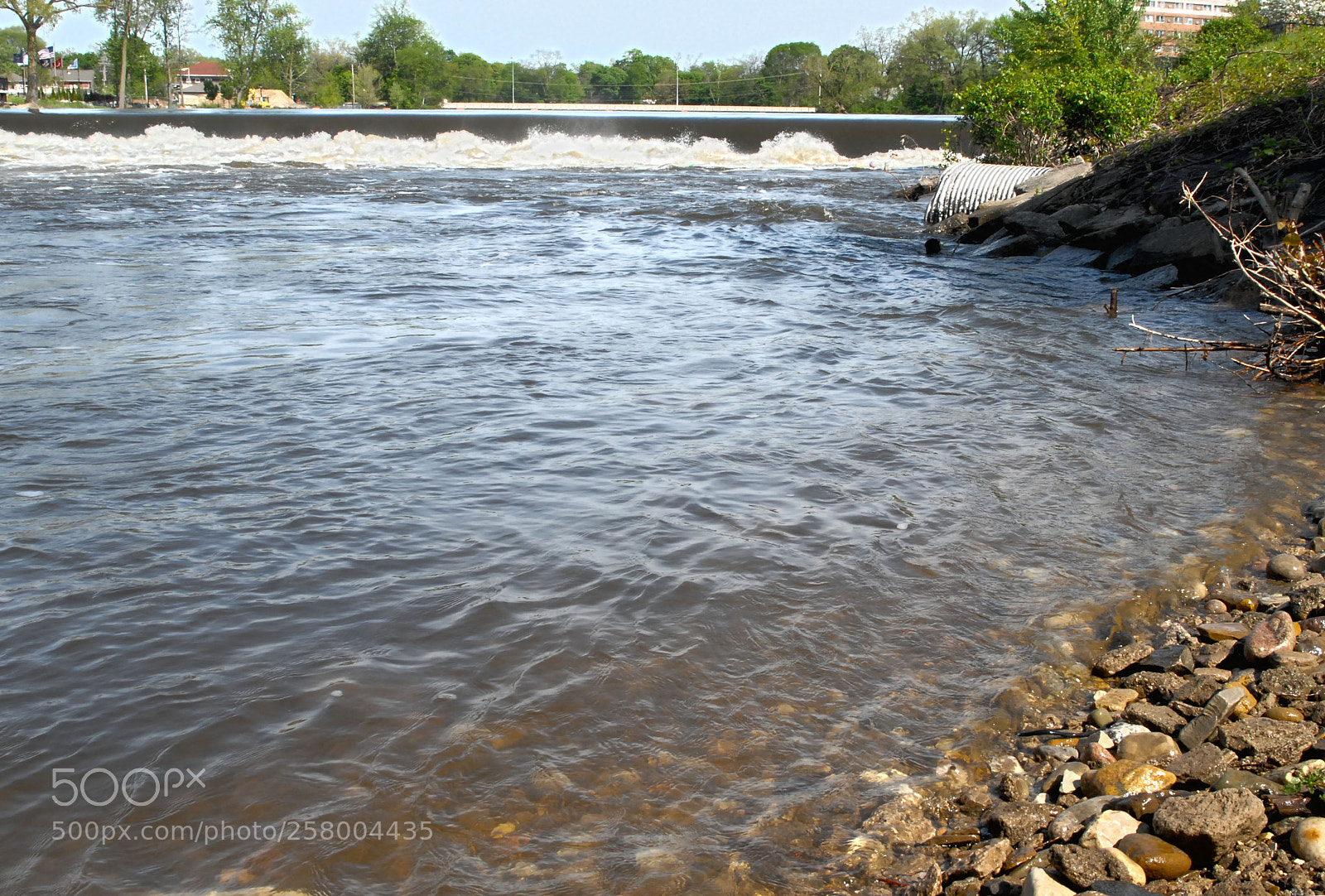 Nikon D200 sample photo. River bank hdr photography