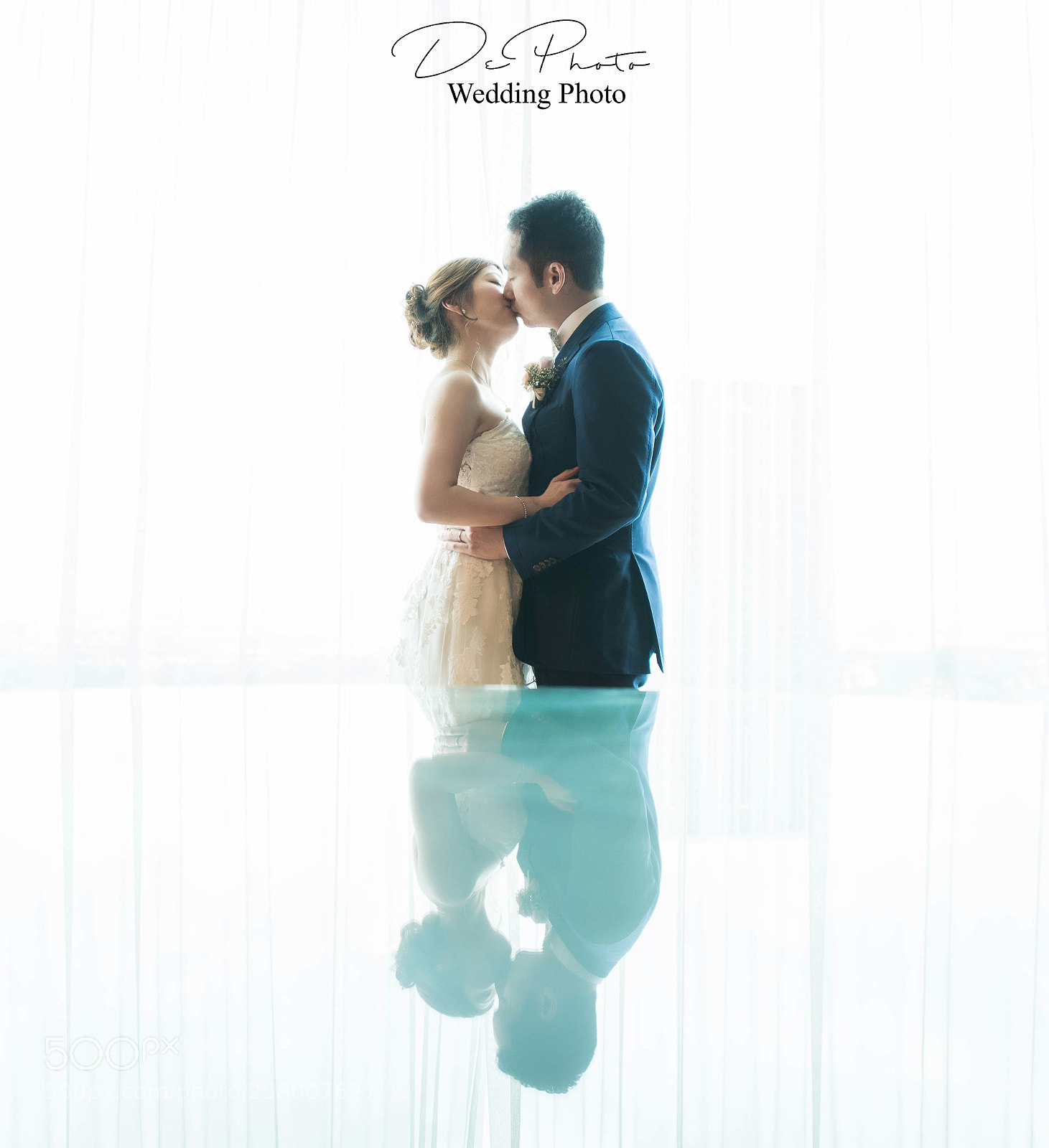Nikon D750 sample photo. Wedding couple kissing photography