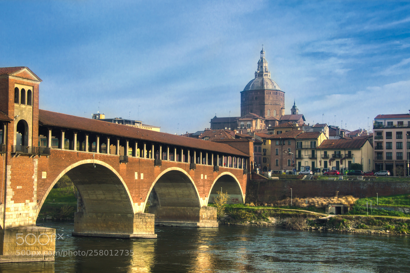 Nikon D3200 sample photo. Pavia ponte coperto photography