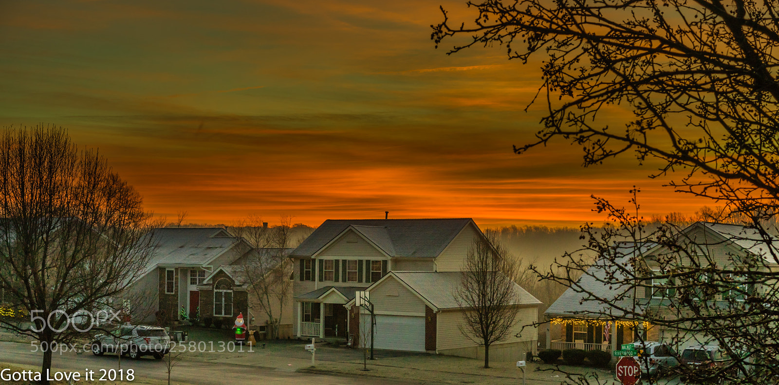 Sony a7 II sample photo. Winter sunrise photography