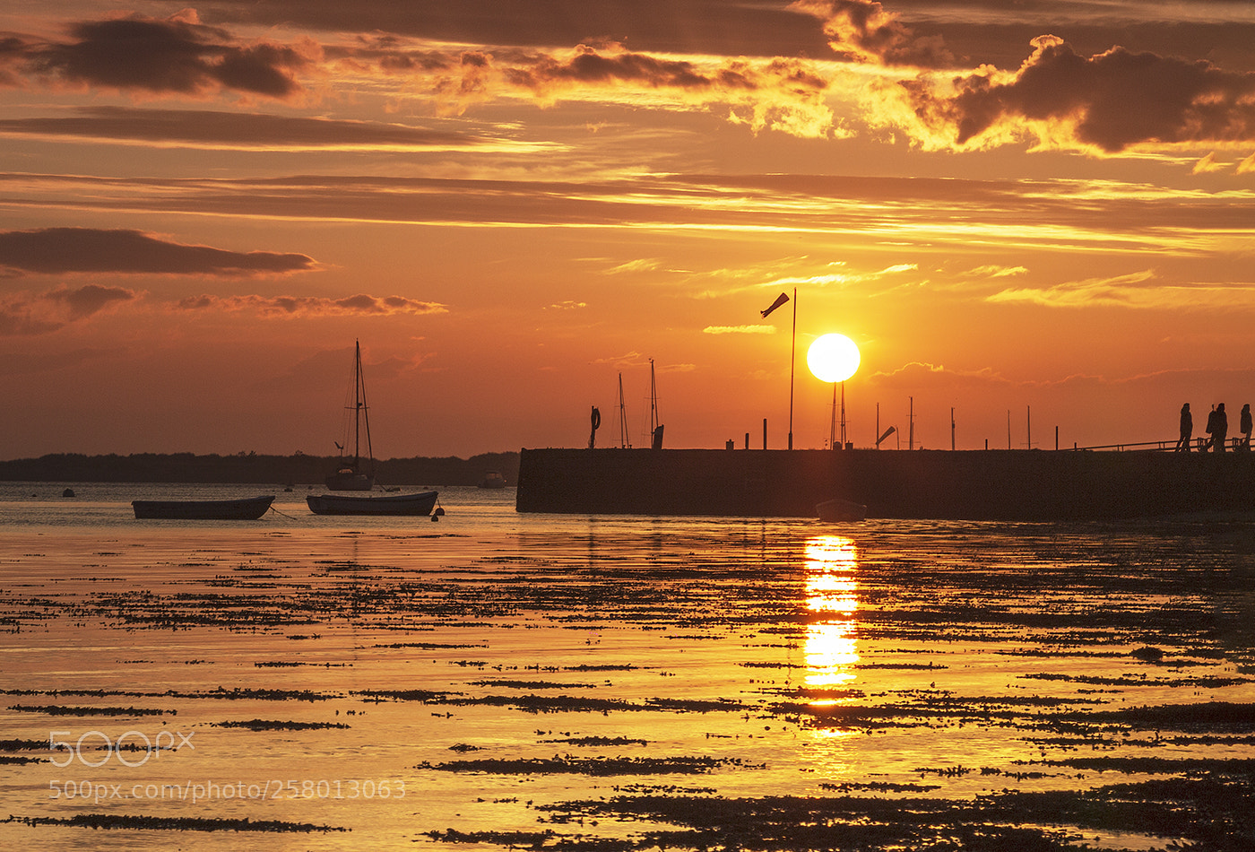 Canon EOS 6D sample photo. Orange glow findhorn sunset photography