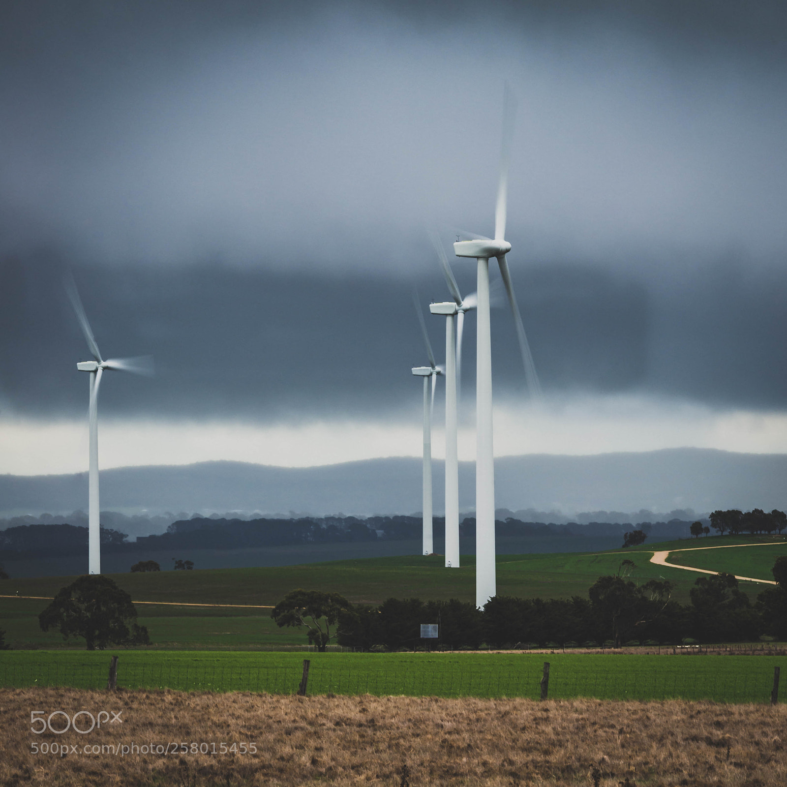 Nikon D610 sample photo. Windfarm winter photography