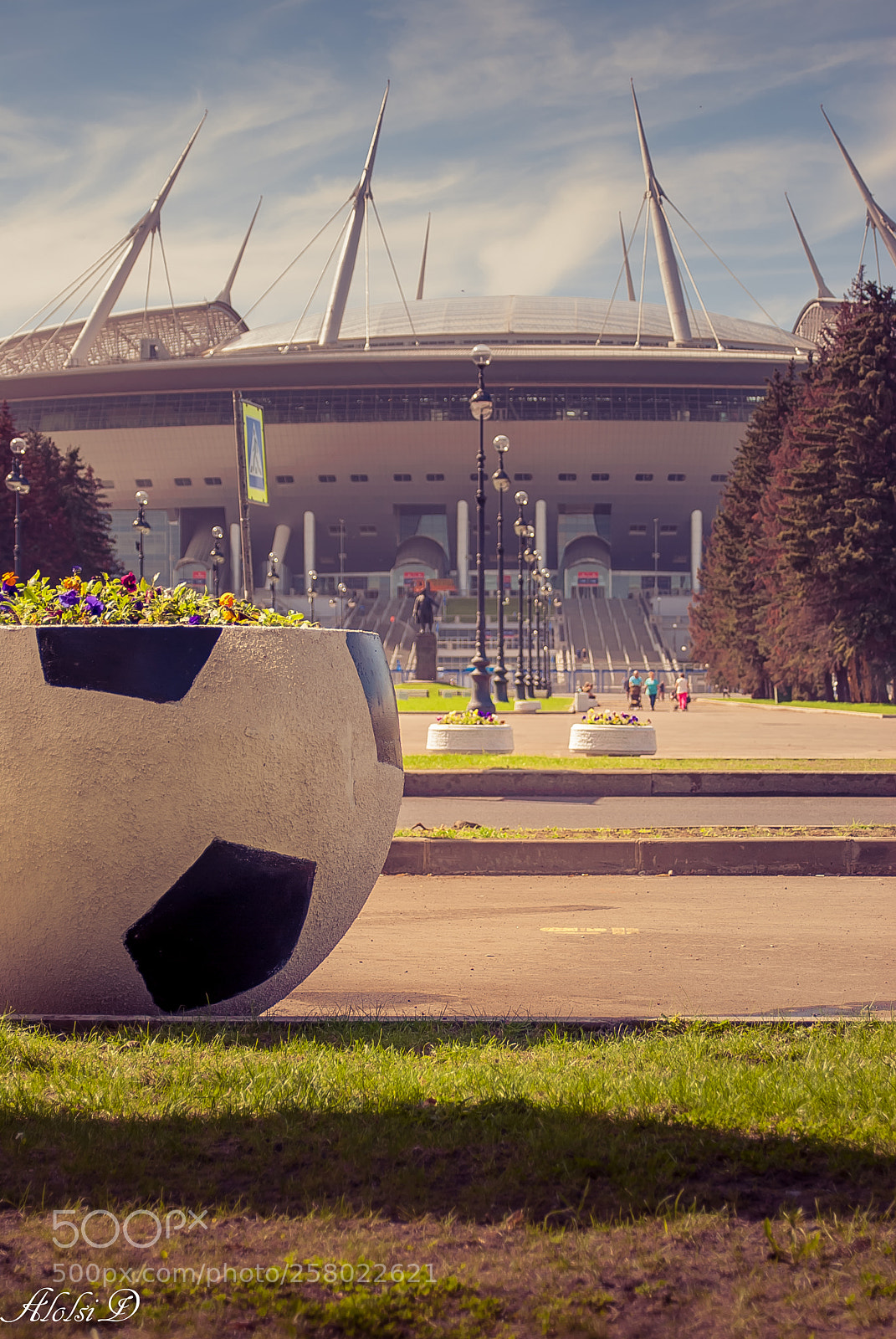 Nikon D200 sample photo. The krestovsky stadium photography