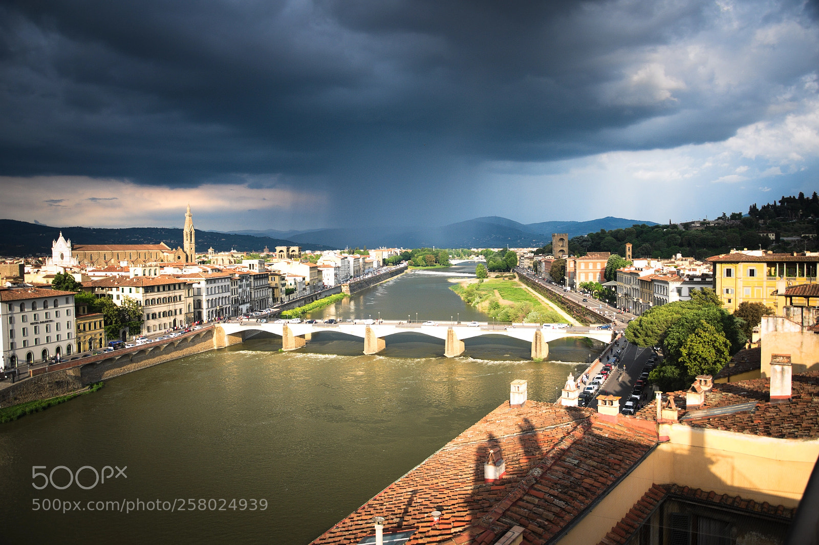Nikon D90 sample photo. Storm in firenze photography