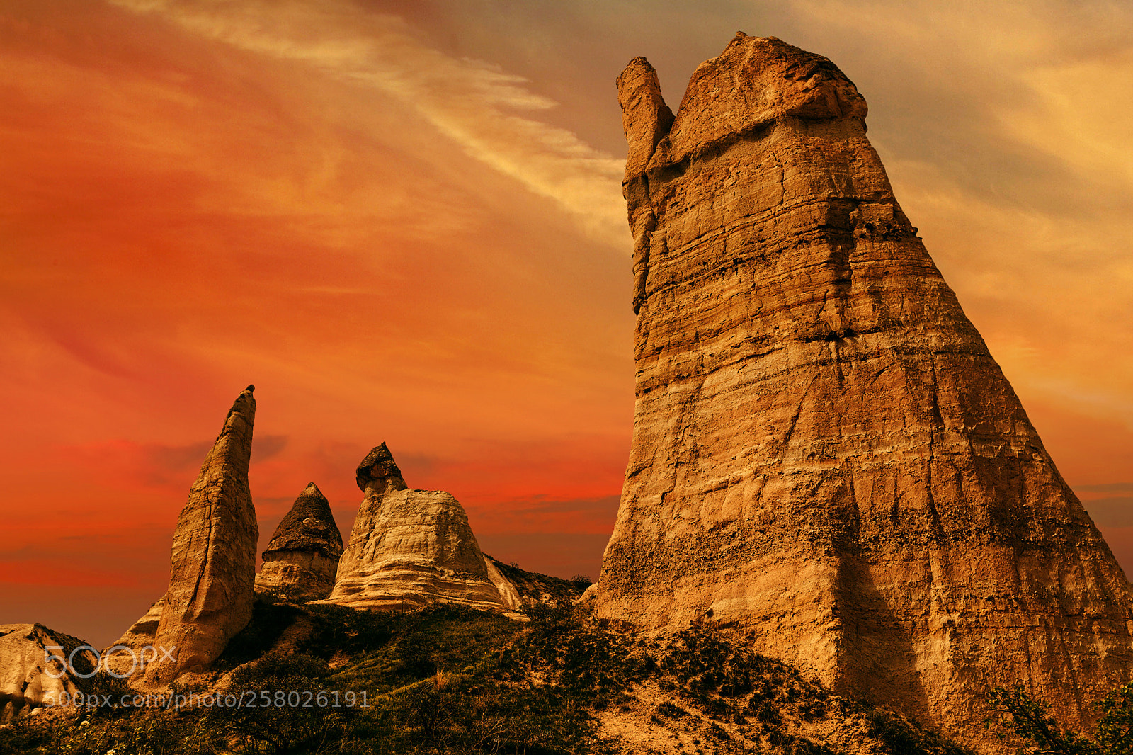 Canon EOS 5D Mark II sample photo. Love valley near goreme photography