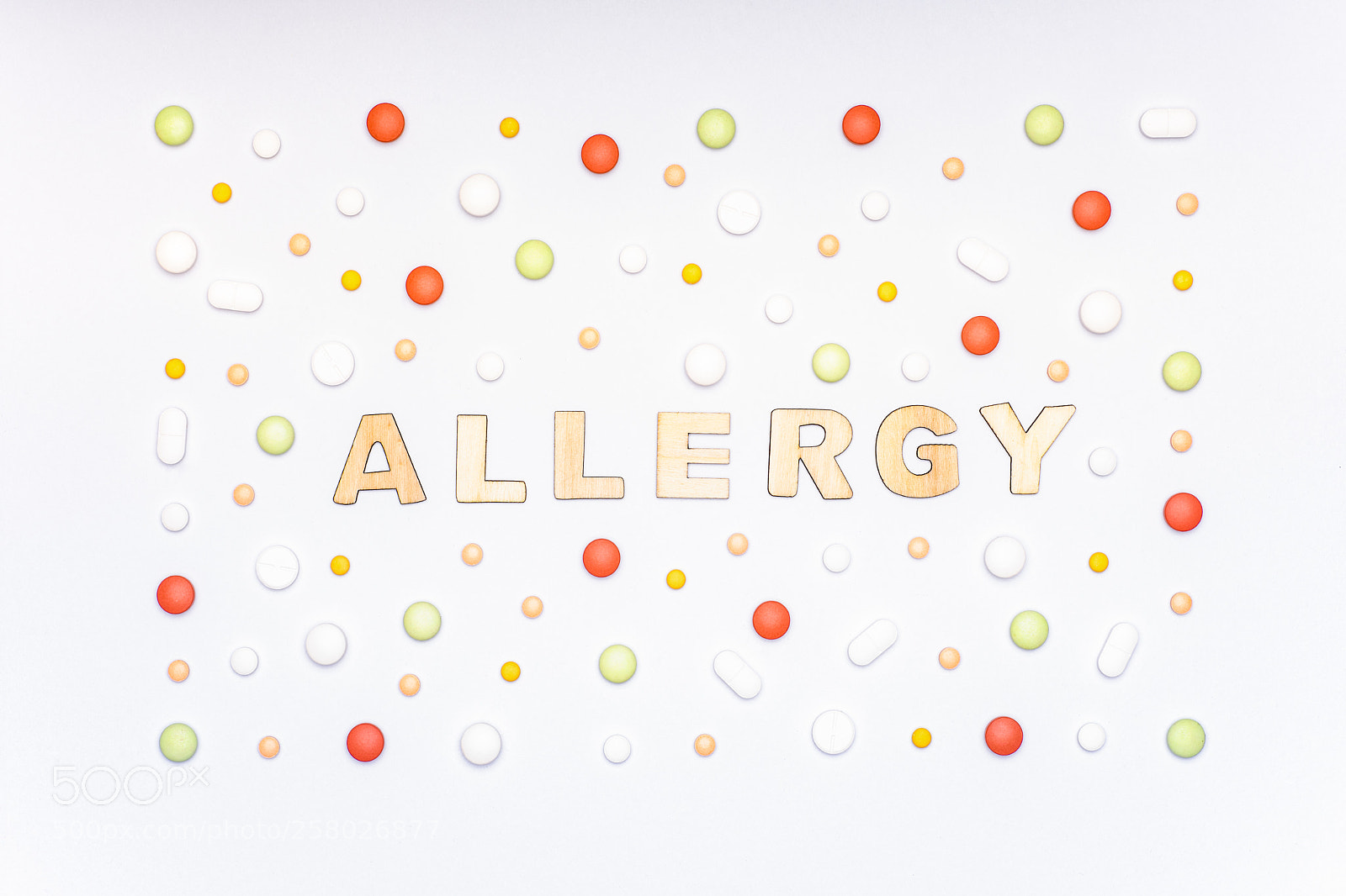 Nikon D810 sample photo. Allergy. allergens, antihistamine pills photography