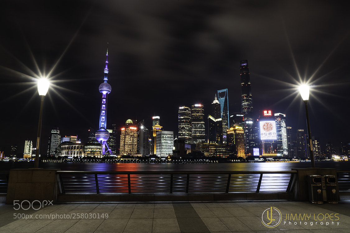 Sony a7R II sample photo. Shanghai at night photography