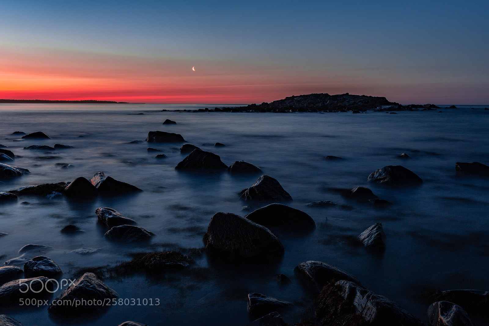 Canon EOS 6D sample photo. Moonrise at port bickerton photography