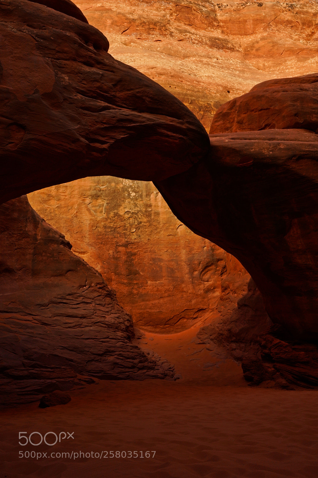 Sony a9 sample photo. Sand dune arch photography