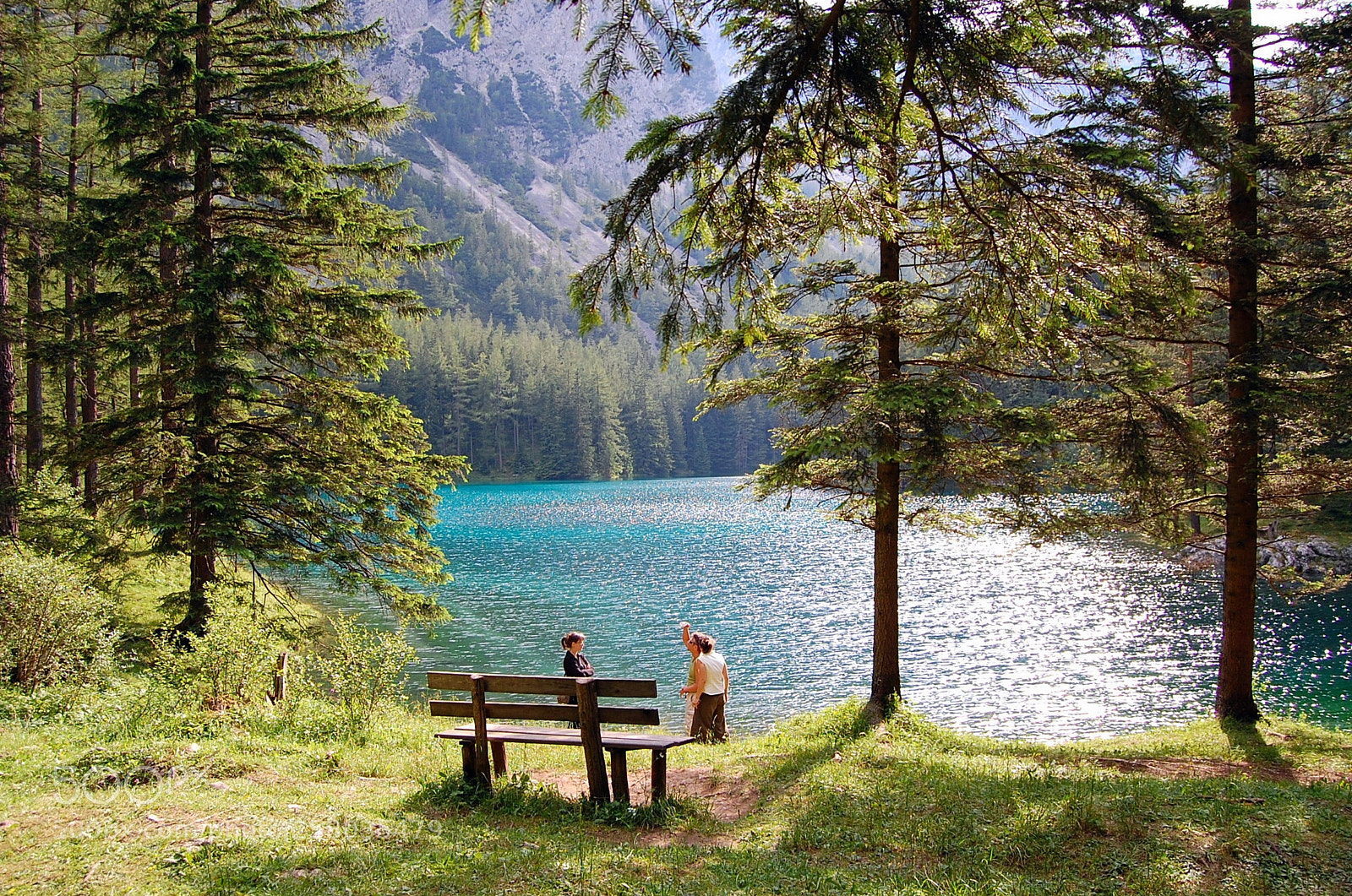 Nikon D40 sample photo. View of lake in photography