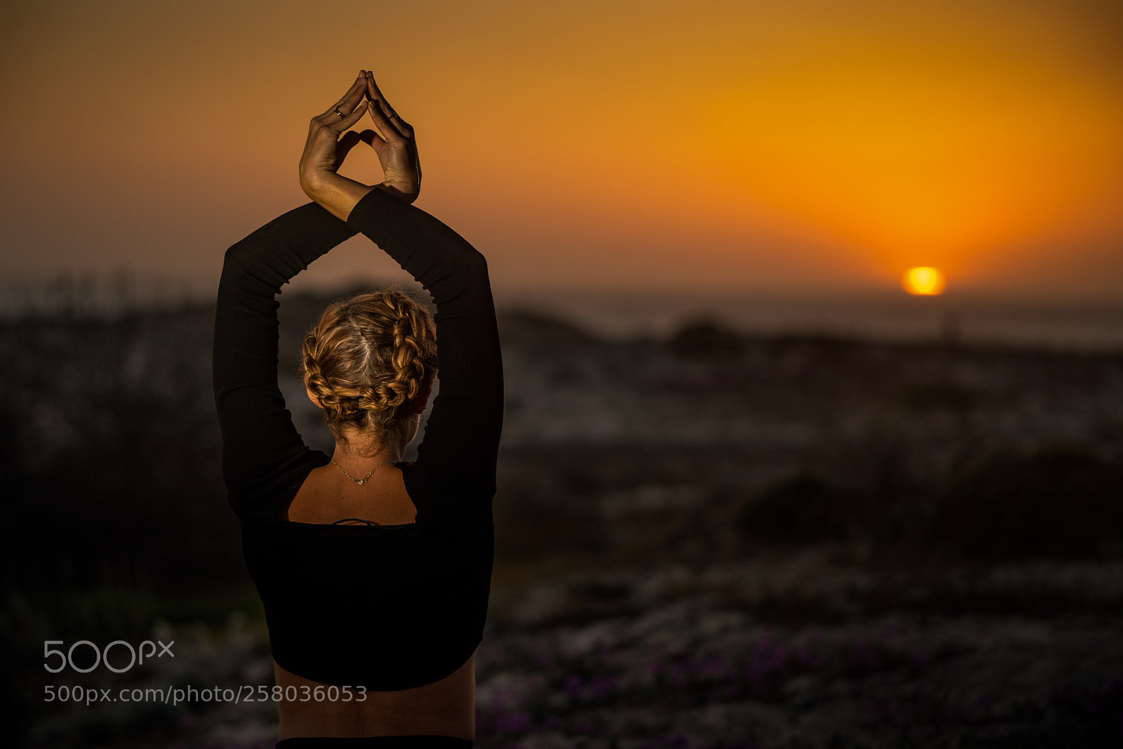 Sony a7R III sample photo. Morgan - sunset yoga photography