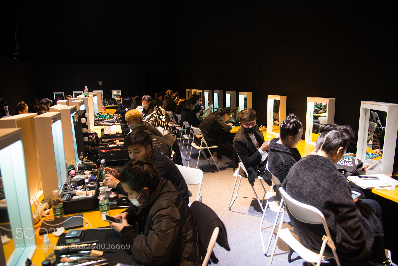 Nikon D610 sample photo. Backstage of fashion week photography