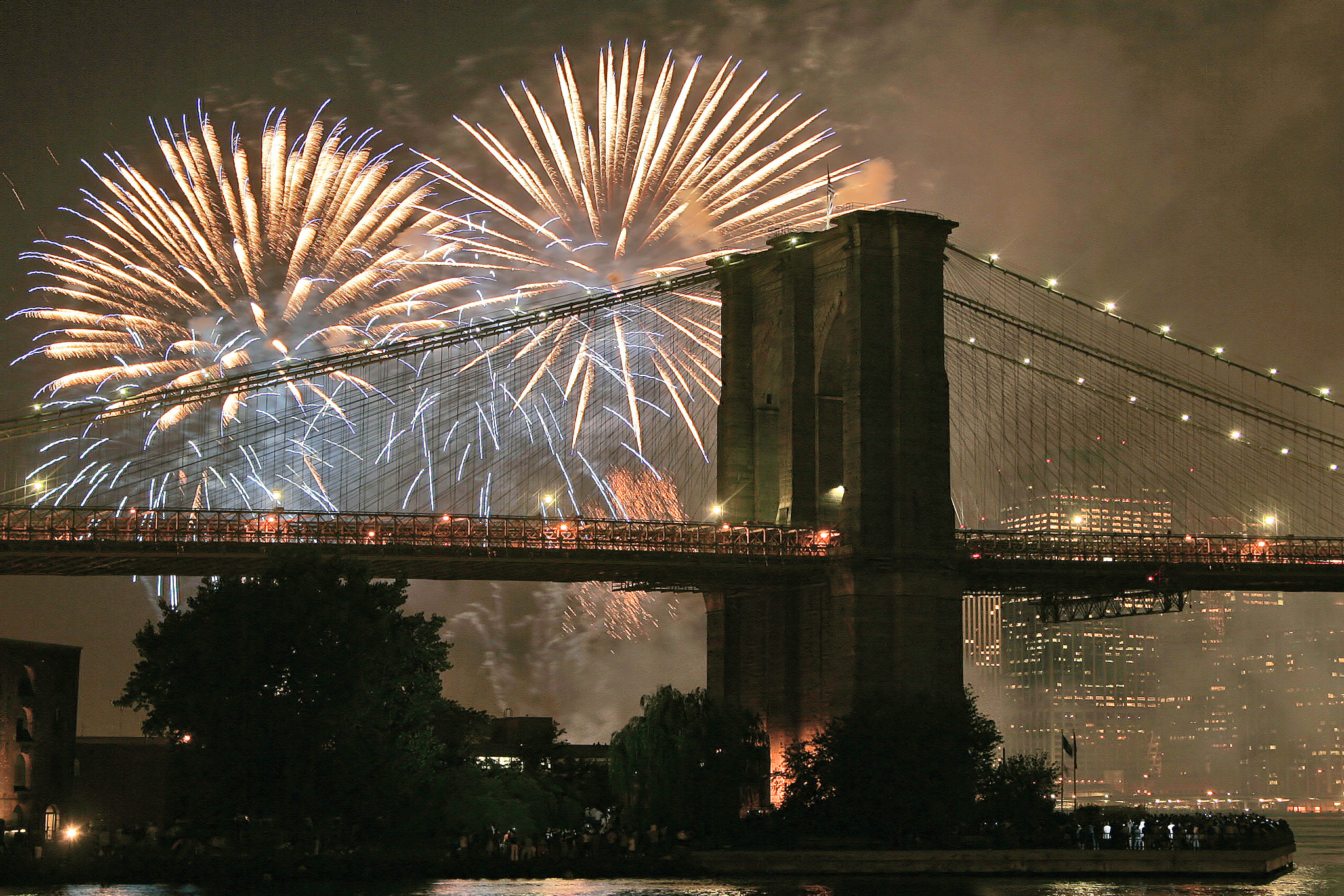 Canon EOS-1D Mark II sample photo. Brooklyn bridge july th edward betz photography