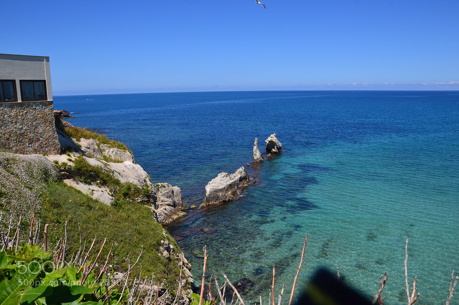 Nikon D3100 sample photo. View of ocean. photography