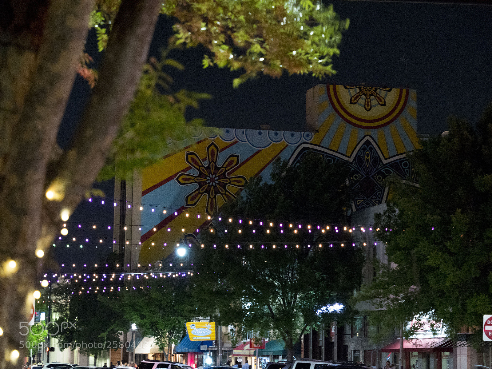 Panasonic Lumix DC-GH5 sample photo. Downtown norman at night photography