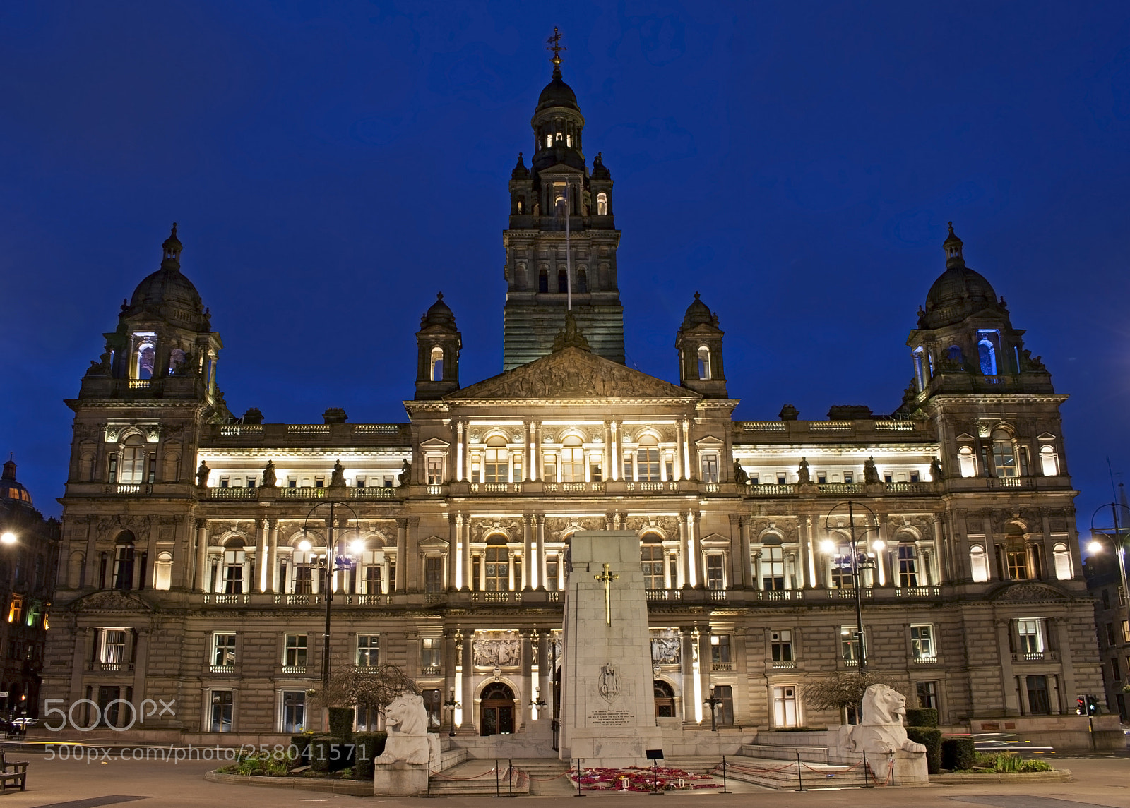 Canon EOS 30D sample photo. City chambers (glasgow) photography