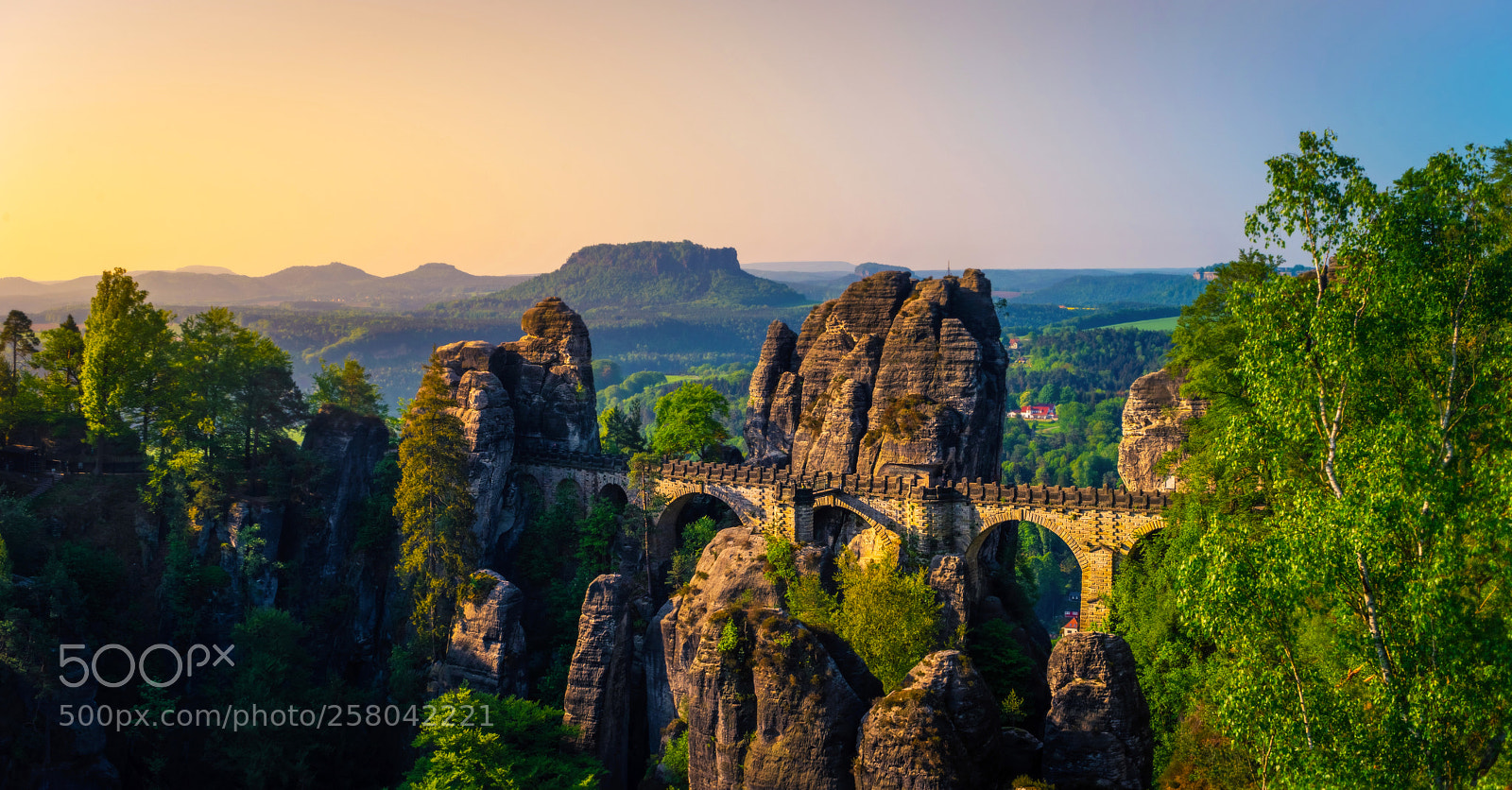 Sony a7 II sample photo. Bastei bridge photography