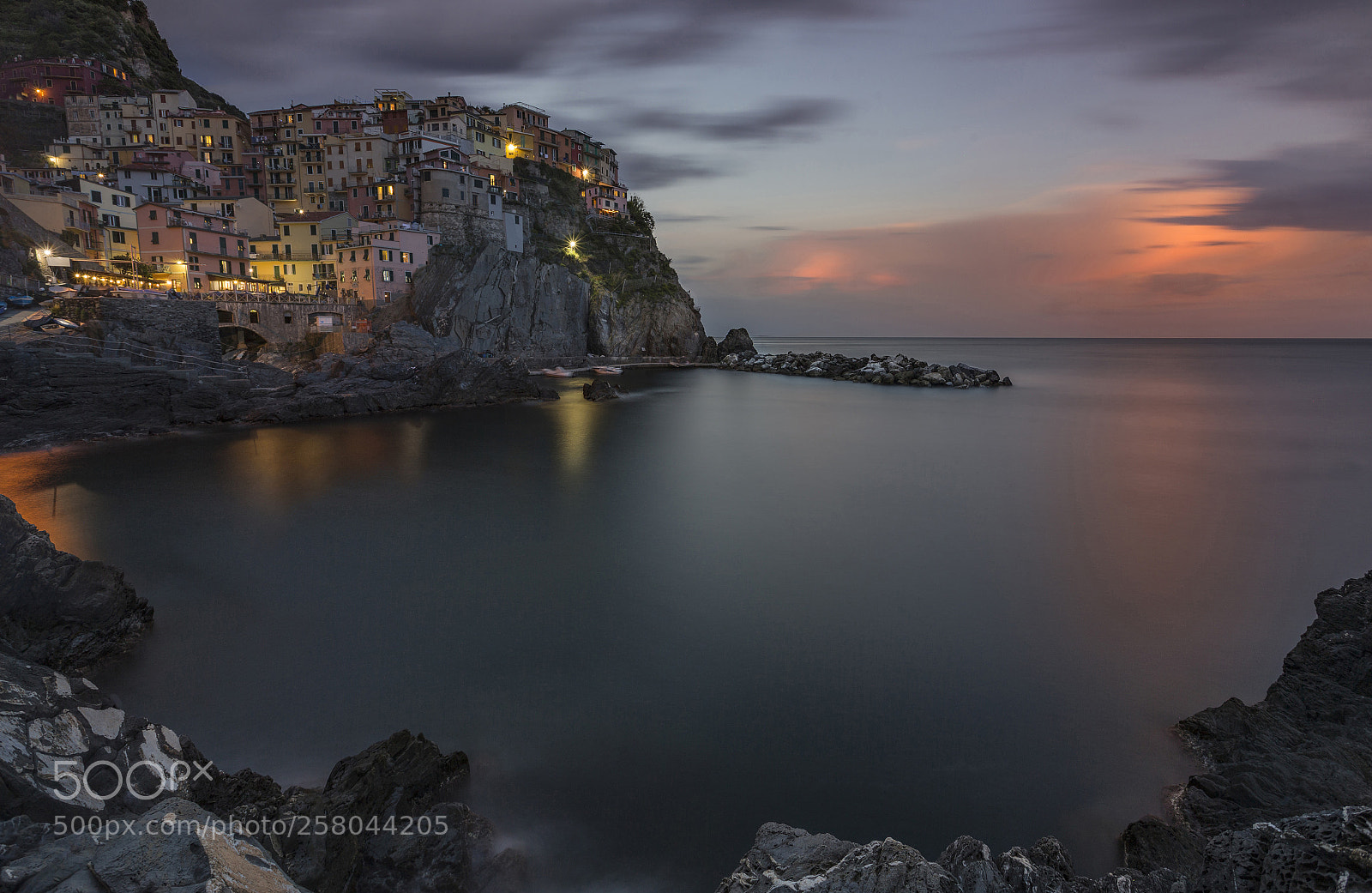 Canon EOS-1D X sample photo. Sunset- manarola (italy) photography
