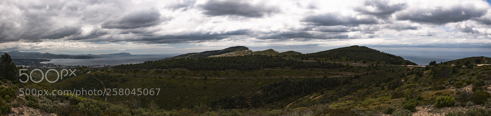 Nikon D90 sample photo. Panorama des calanques photography