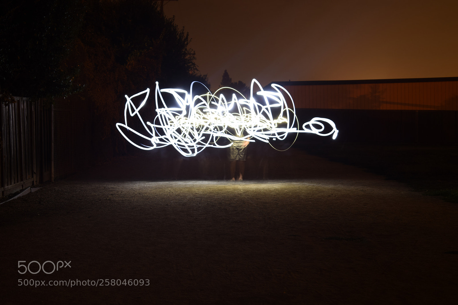 Nikon D5300 sample photo. Light scribble photography