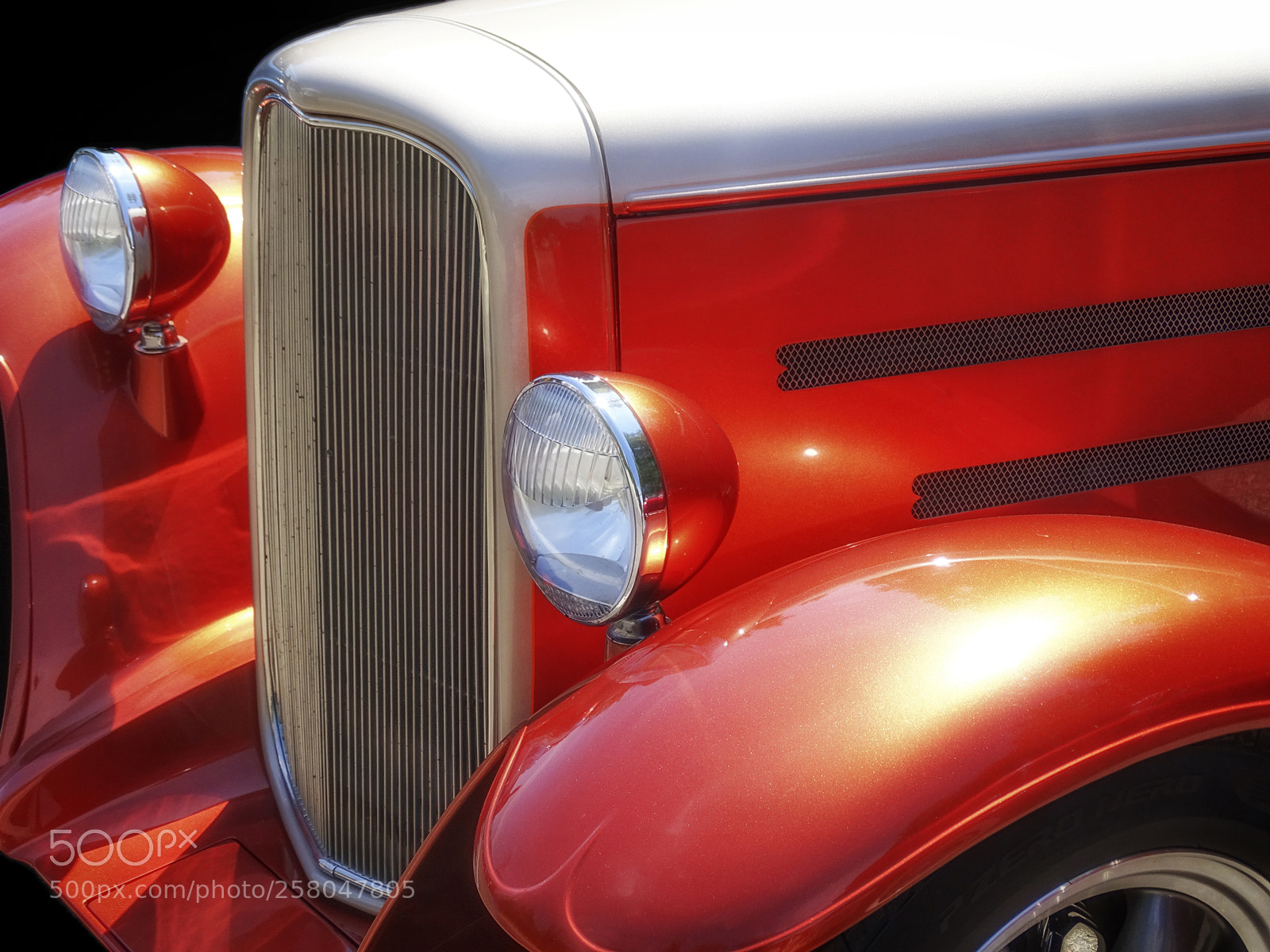 Sony Cyber-shot DSC-HX400V sample photo. Orange hot rod photography