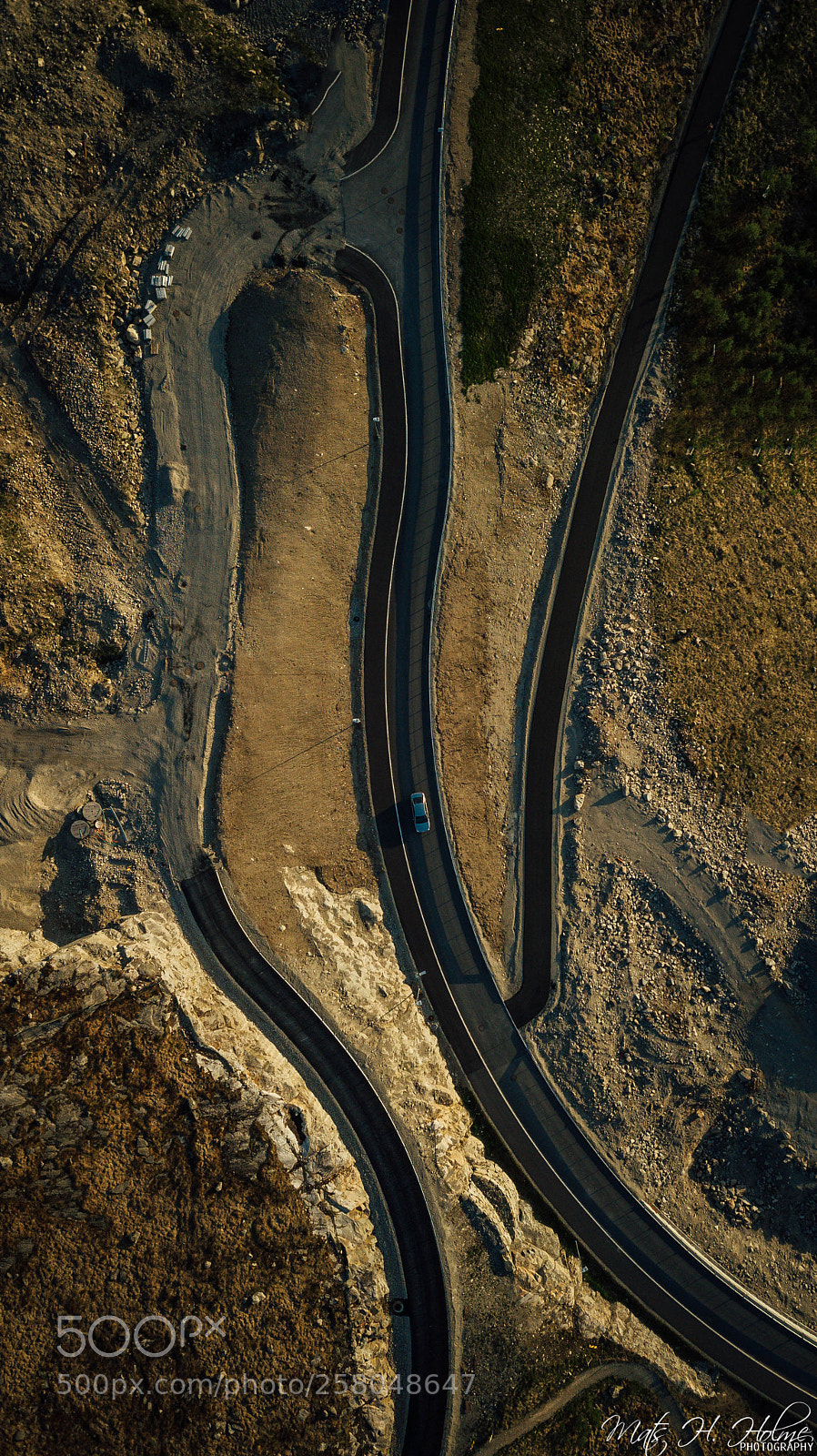 DJI FC220 sample photo. Road construction photography