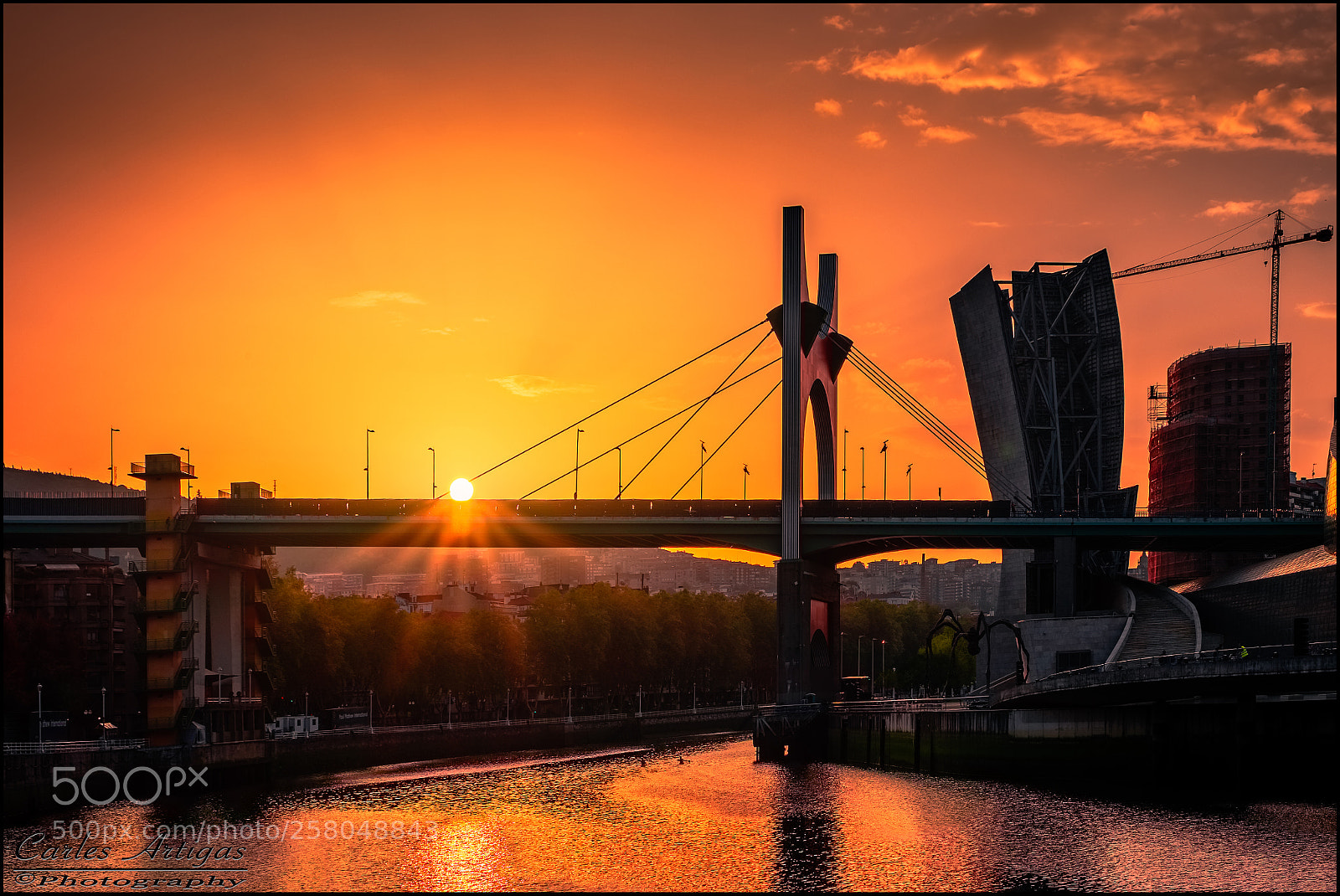 Fujifilm X-T1 sample photo. Amanecer en bilbao photography