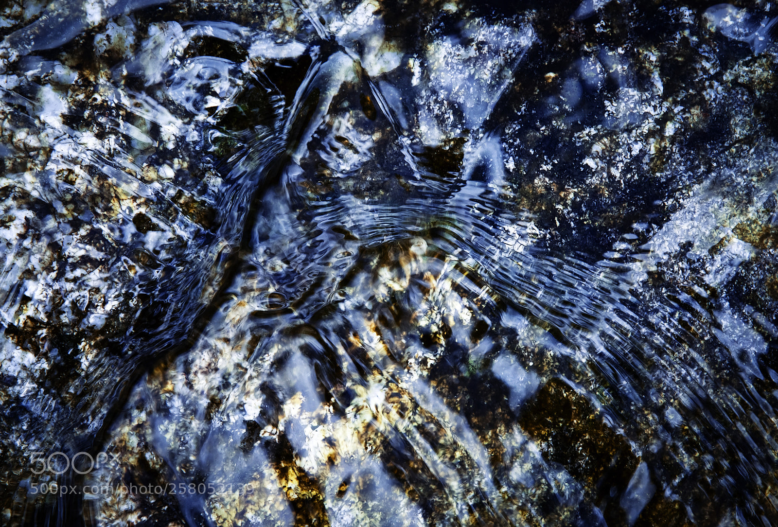 Nikon D5500 sample photo. Blue ripples on the photography