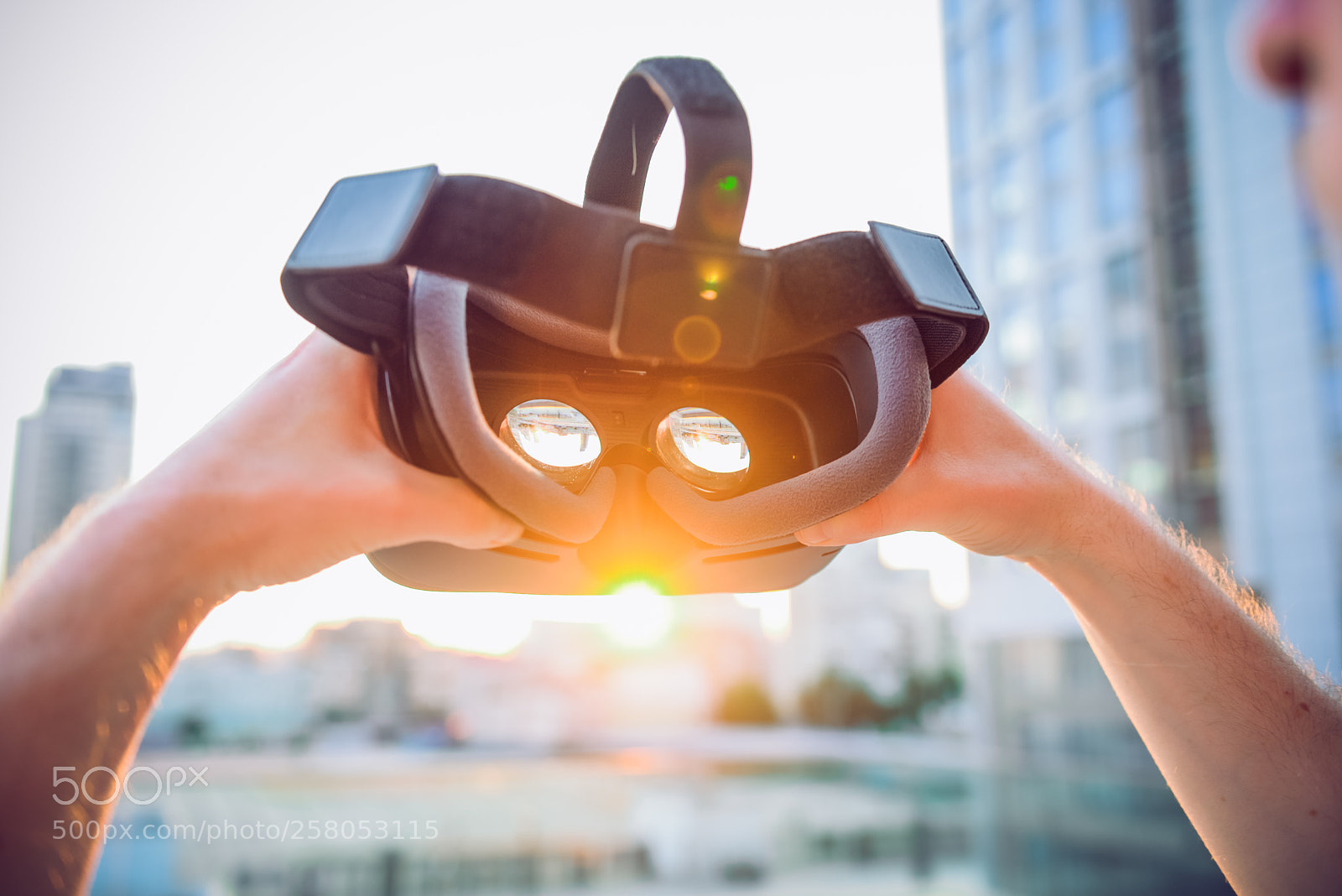 Nikon D610 sample photo. Vr goggles in male photography