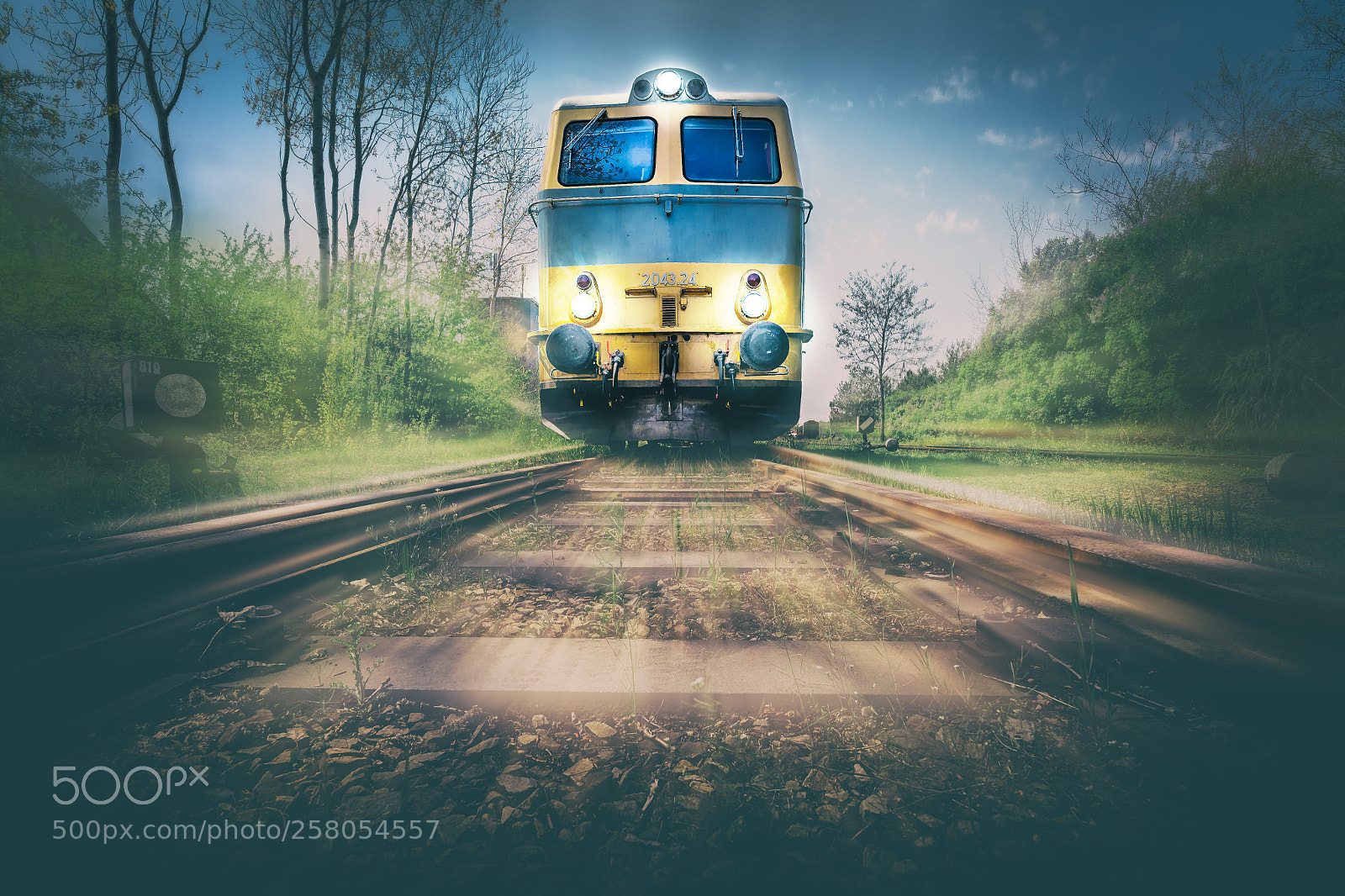 Sony a7 II sample photo. Life for old train photography