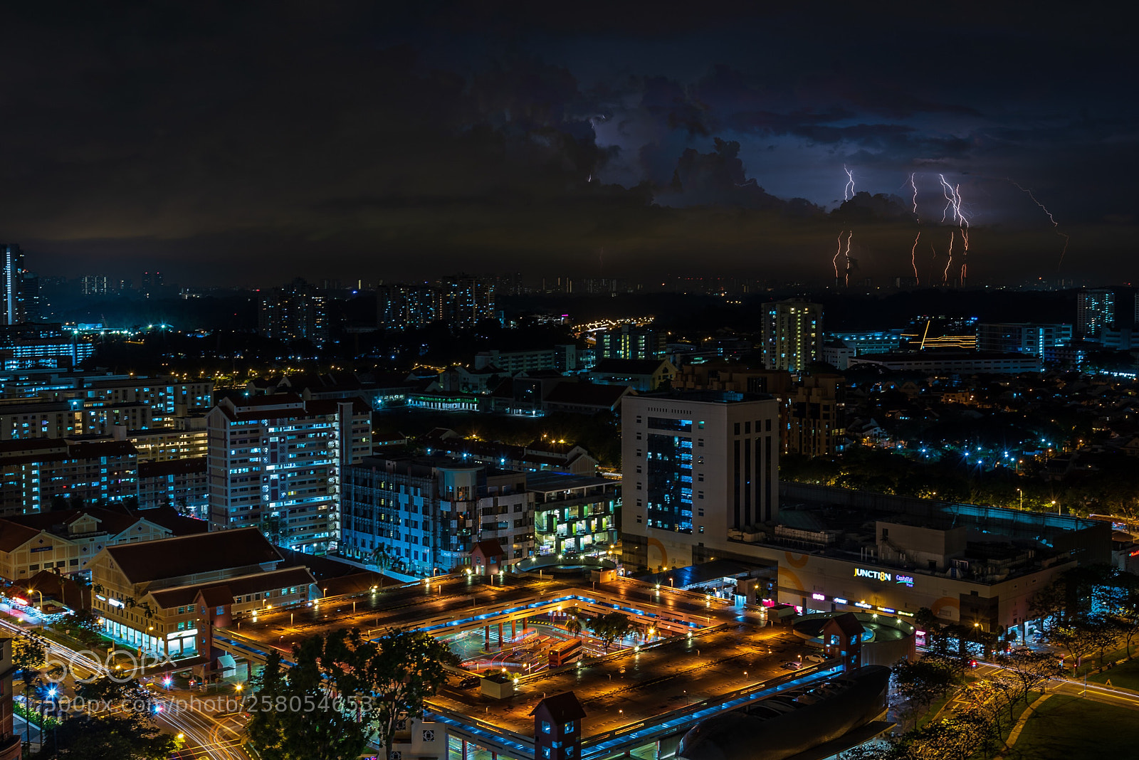Nikon D750 sample photo. Stormy weather in singapore photography
