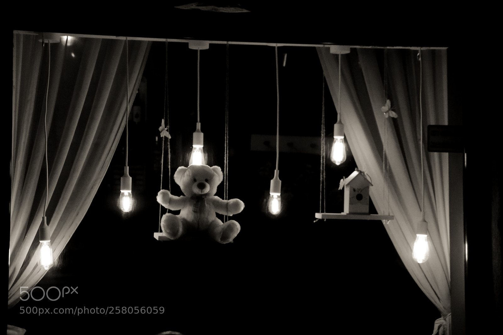 Nikon D5300 sample photo. Swinging teddy bear photography