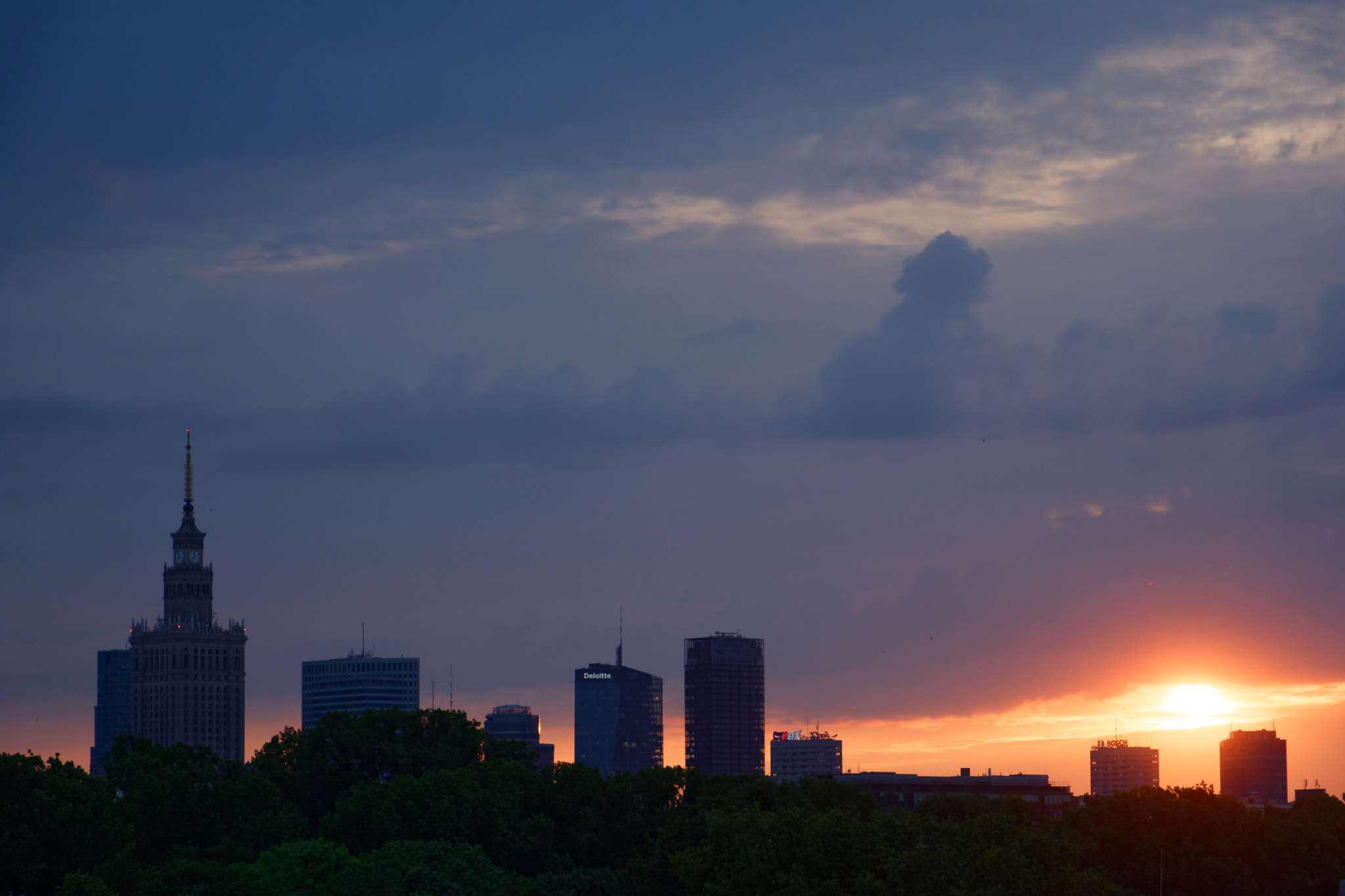 Nikon D5300 sample photo. Sunset in the city photography
