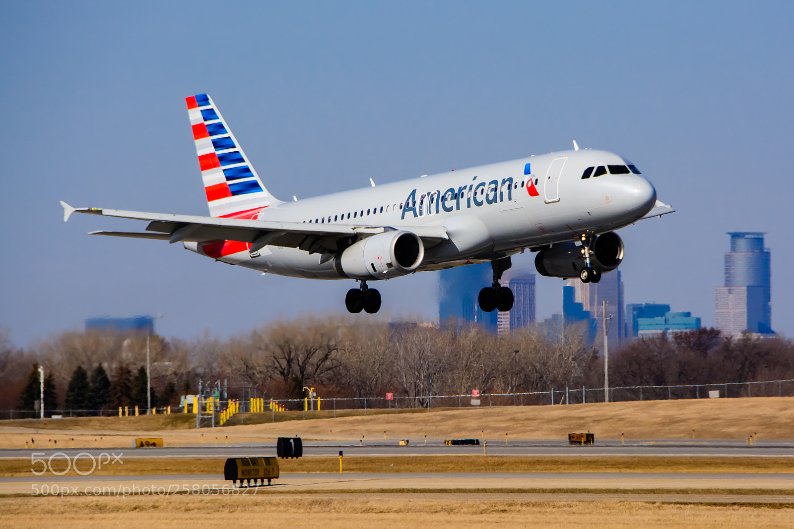 Nikon D7100 sample photo. American airlines airbus a320-232 photography