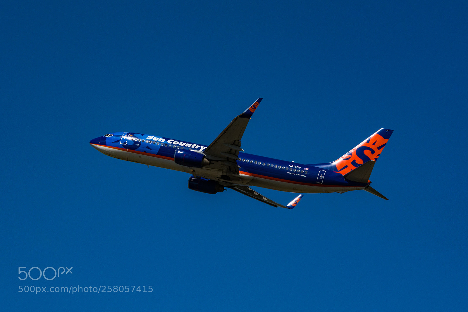 Nikon D7100 sample photo. Sun country airlines boeing photography