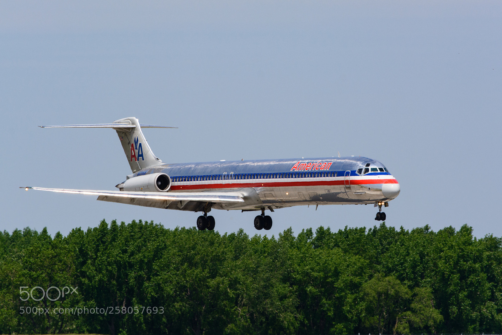 Nikon D7100 sample photo. American airlines mcdonnell douglas photography