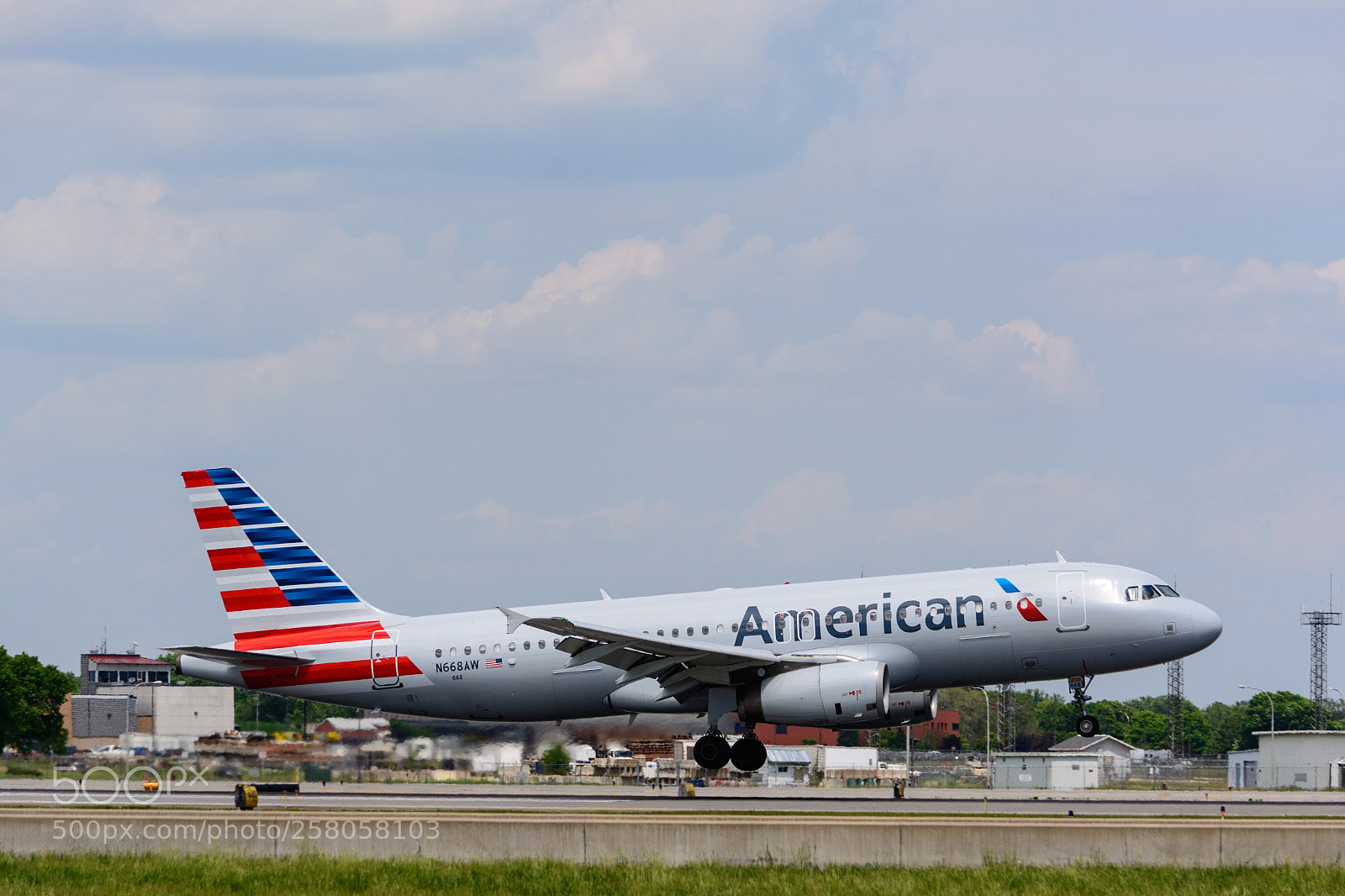 Nikon D7100 sample photo. American airlines airbus a320-232 photography