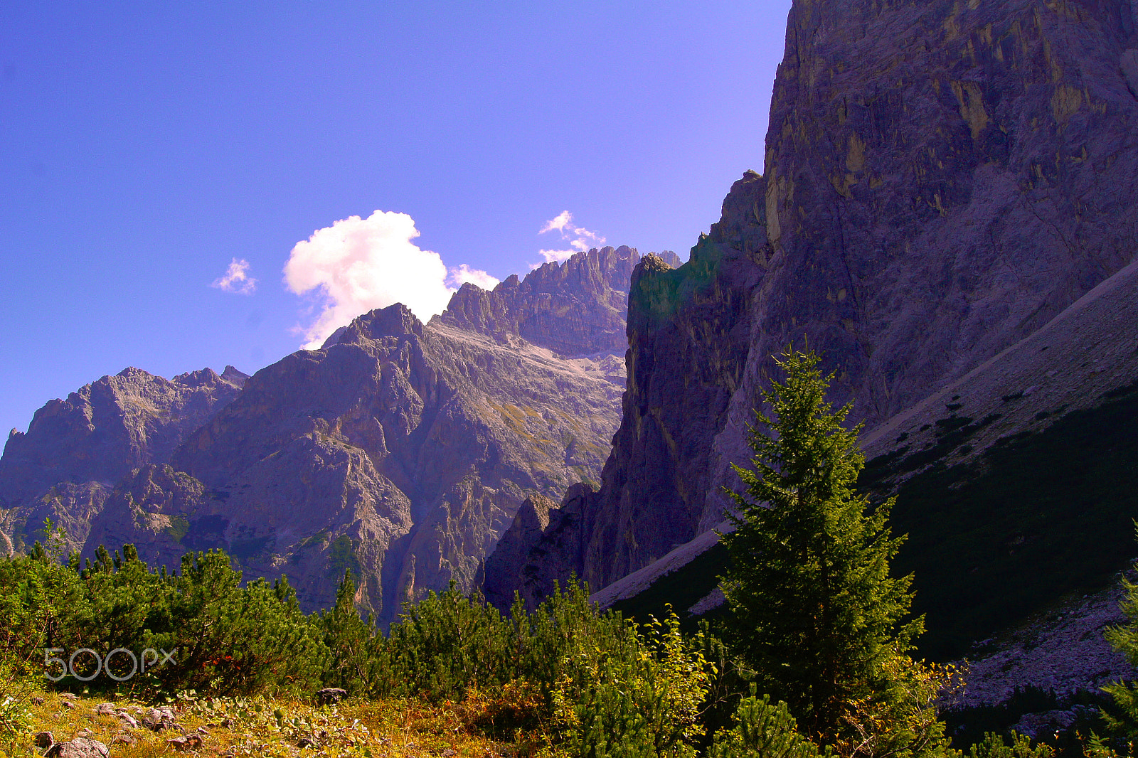 Sony Alpha DSLR-A500 sample photo. Dolomiti photography