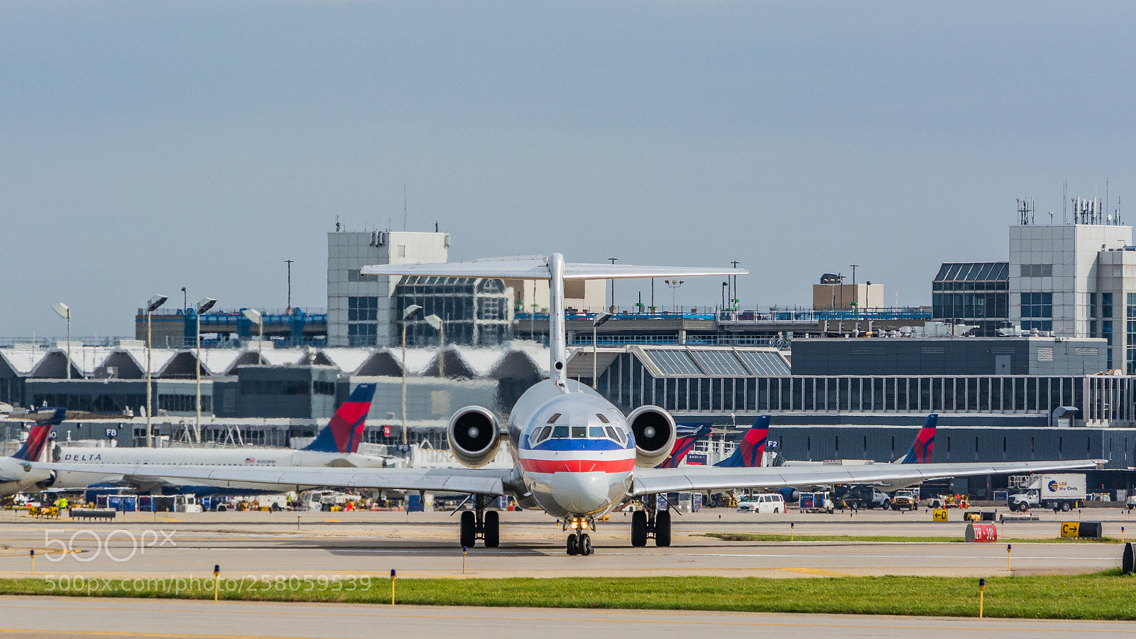 Nikon D7100 sample photo. American airlines mcdonnell douglas photography
