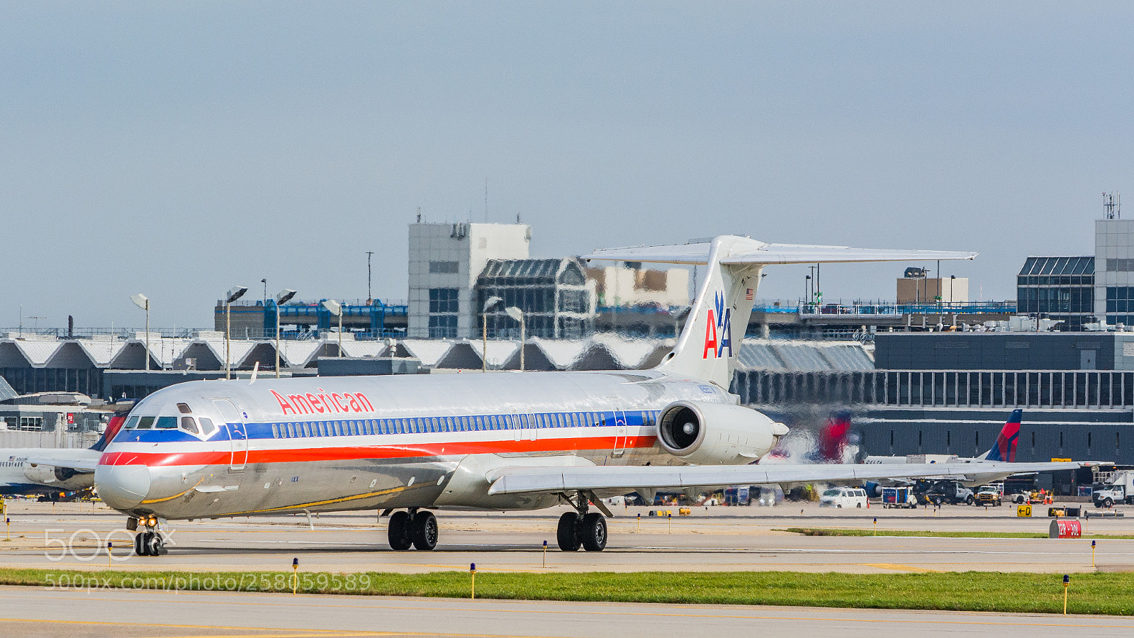 Nikon D7100 sample photo. American airlines mcdonnell douglas photography