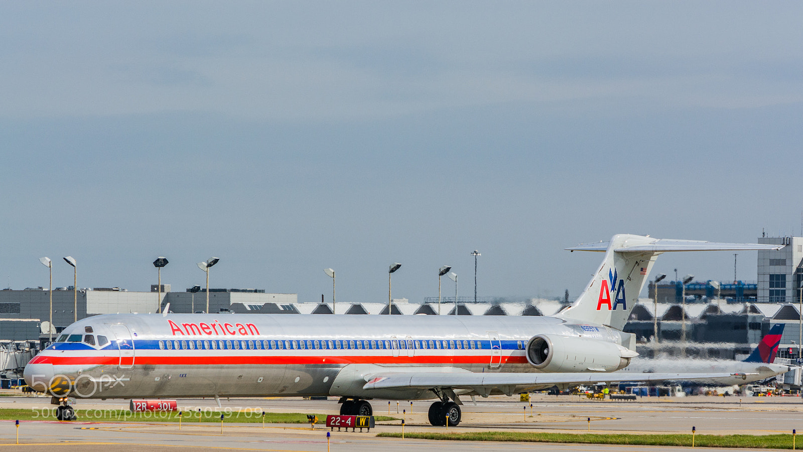 Nikon D7100 sample photo. American airlines mcdonnell douglas photography