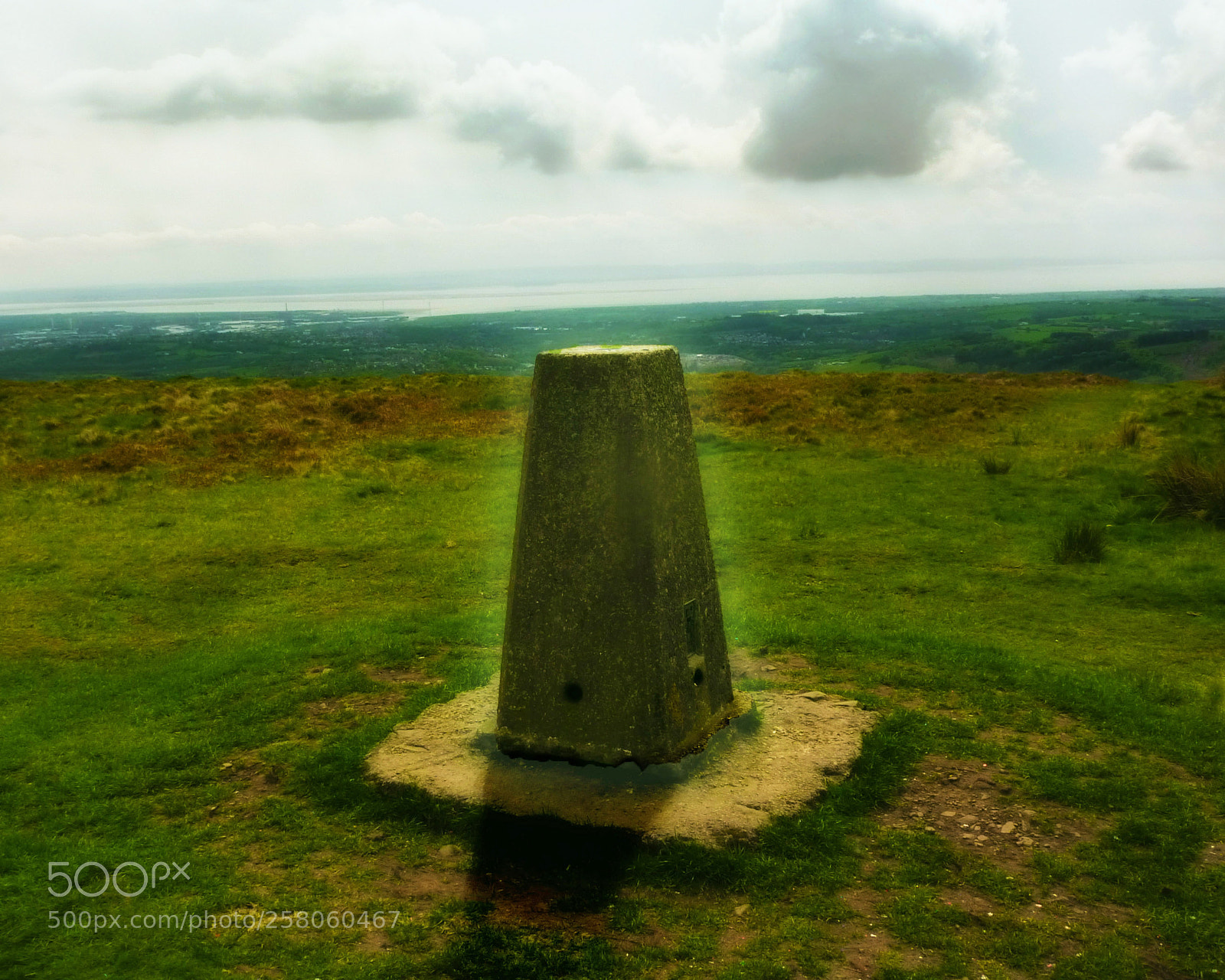 Panasonic DMC-TZ7 sample photo. Twmbarlwm trigpoint photography