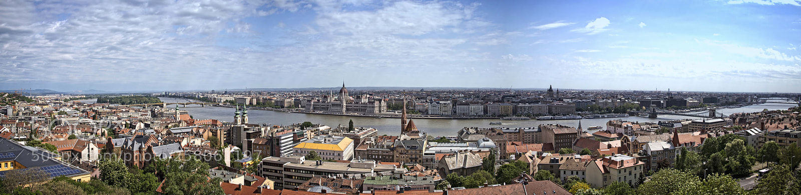 Canon EOS 6D Mark II sample photo. Danube panorama photography