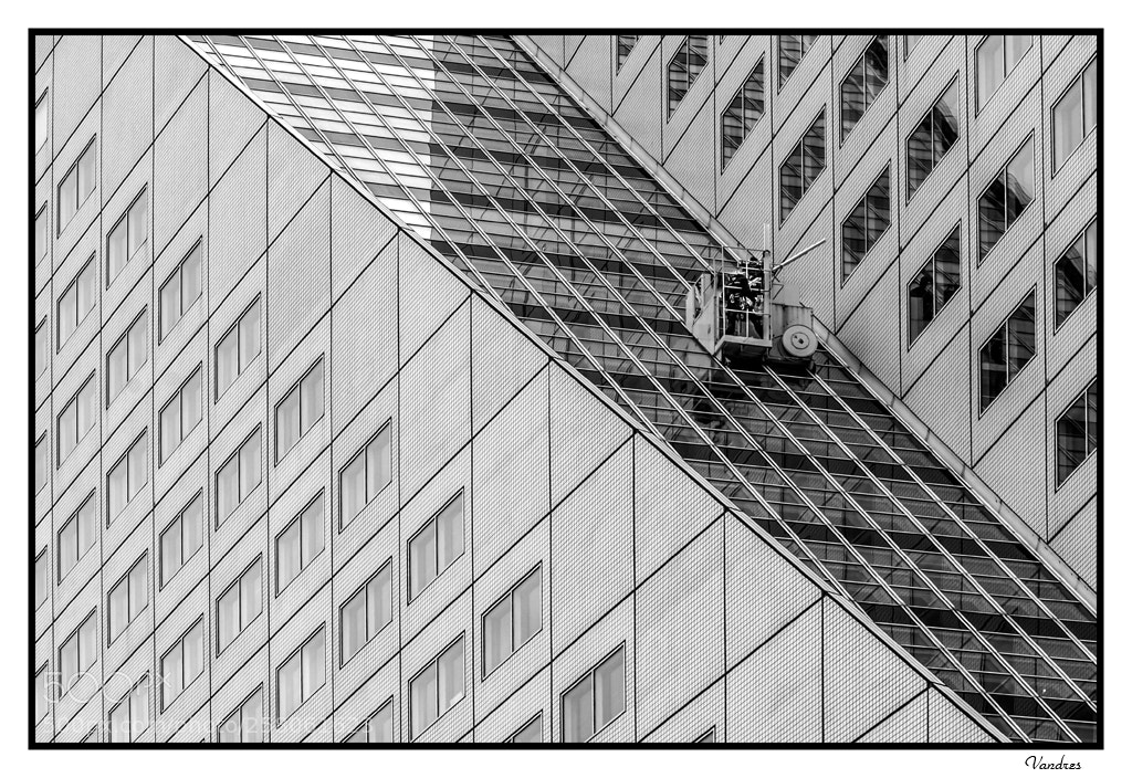 Canon EOS 40D sample photo. Building facade detail rotterdam photography