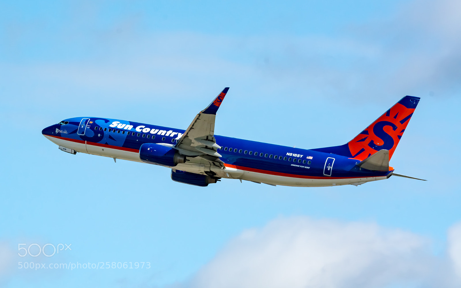 Nikon D7100 sample photo. Sun country airlines boeing photography