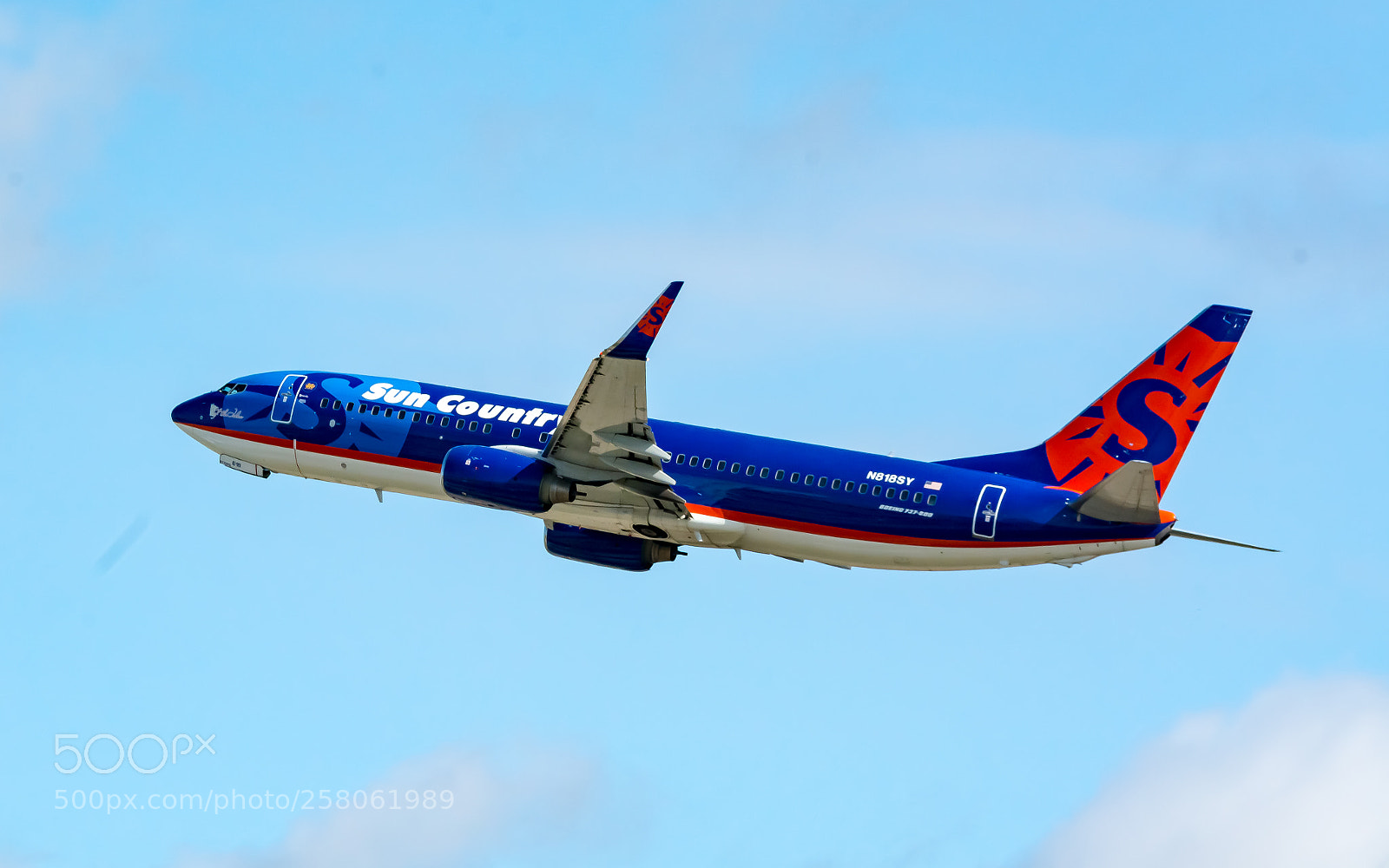 Nikon D7100 sample photo. Sun country airlines boeing photography