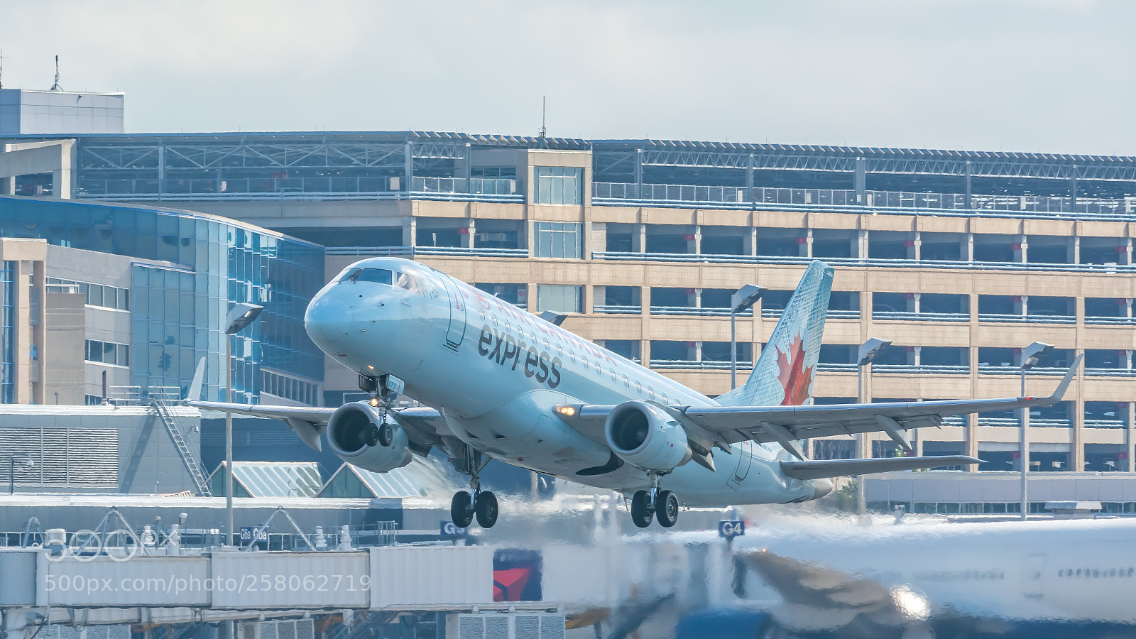 Nikon D7100 sample photo. Air canada express embraer photography
