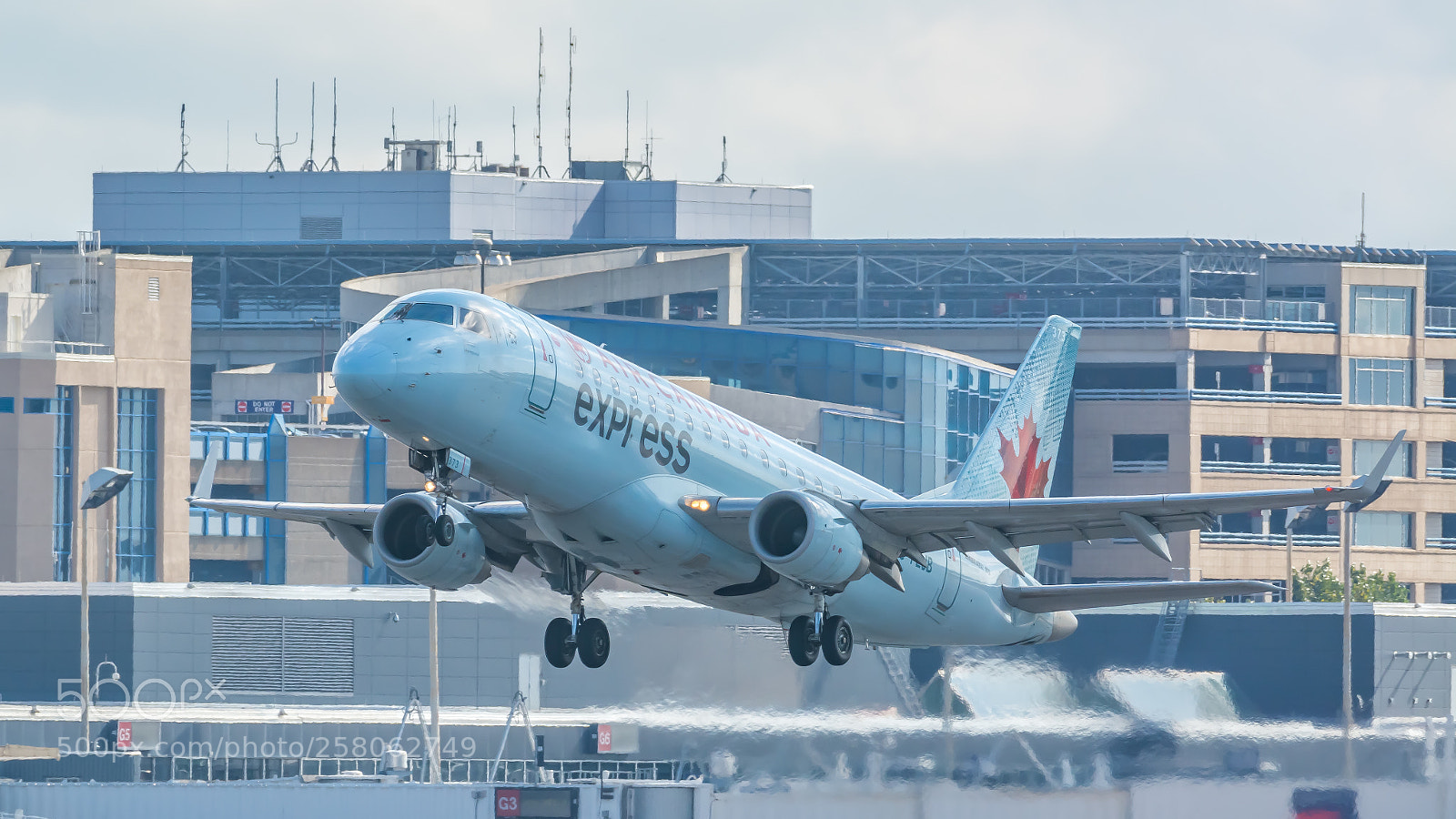 Nikon D7100 sample photo. Air canada express embraer photography